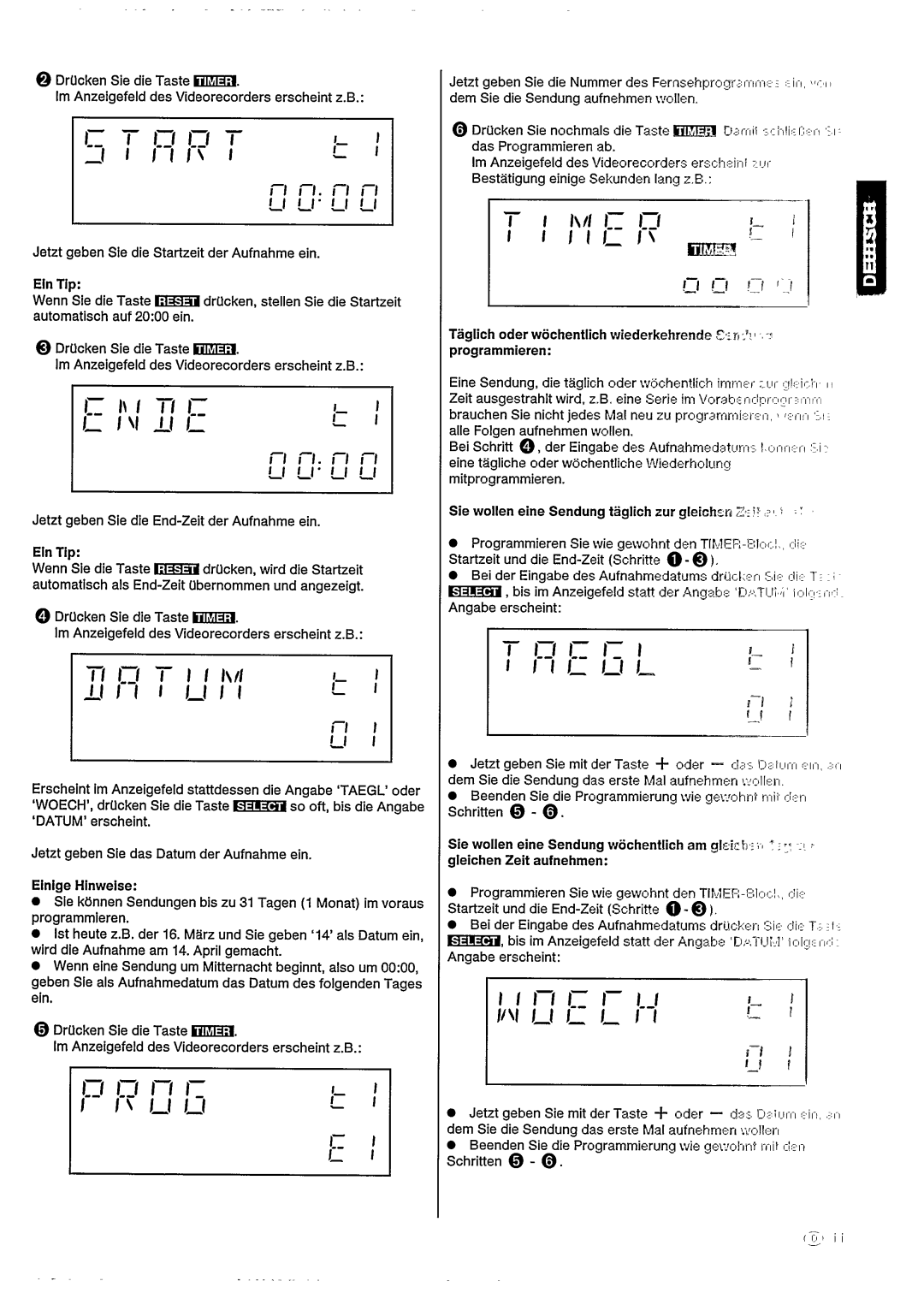 Philips VR200 manual 