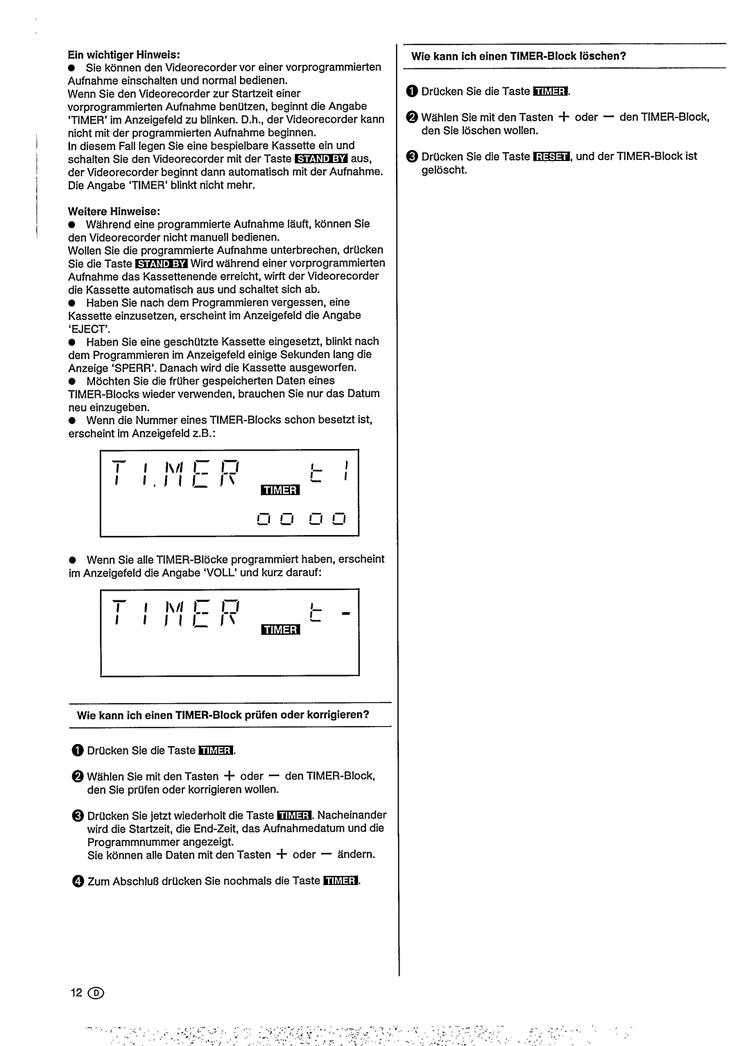 Philips VR200 manual 