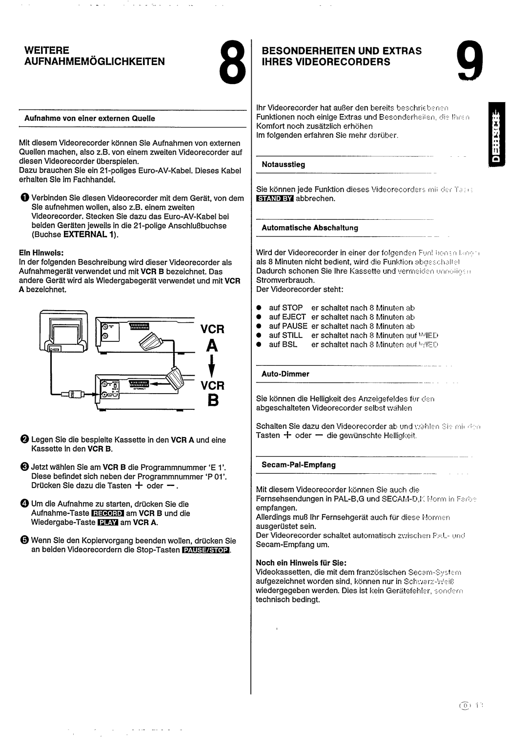 Philips VR200 manual 