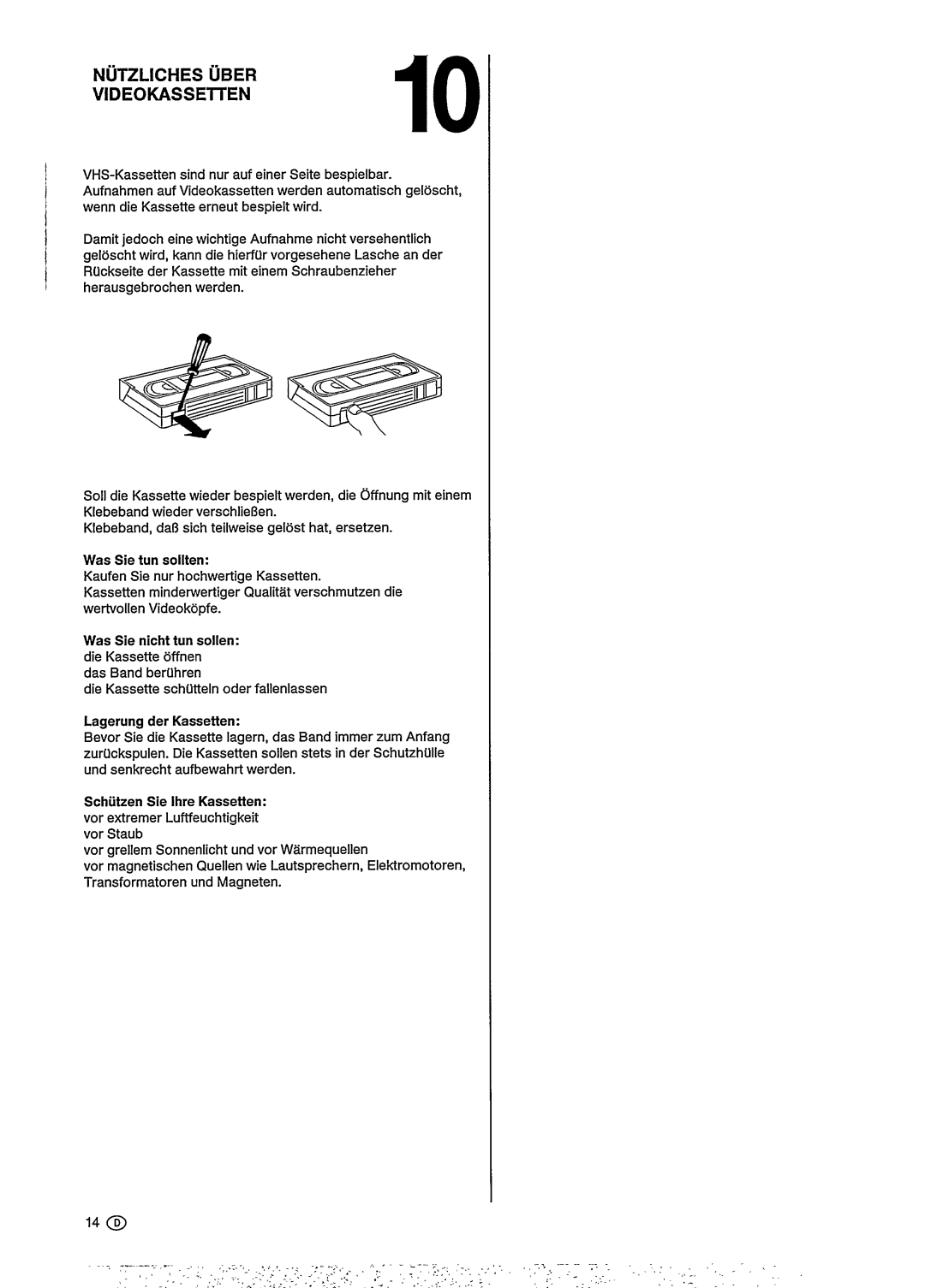 Philips VR200 manual 