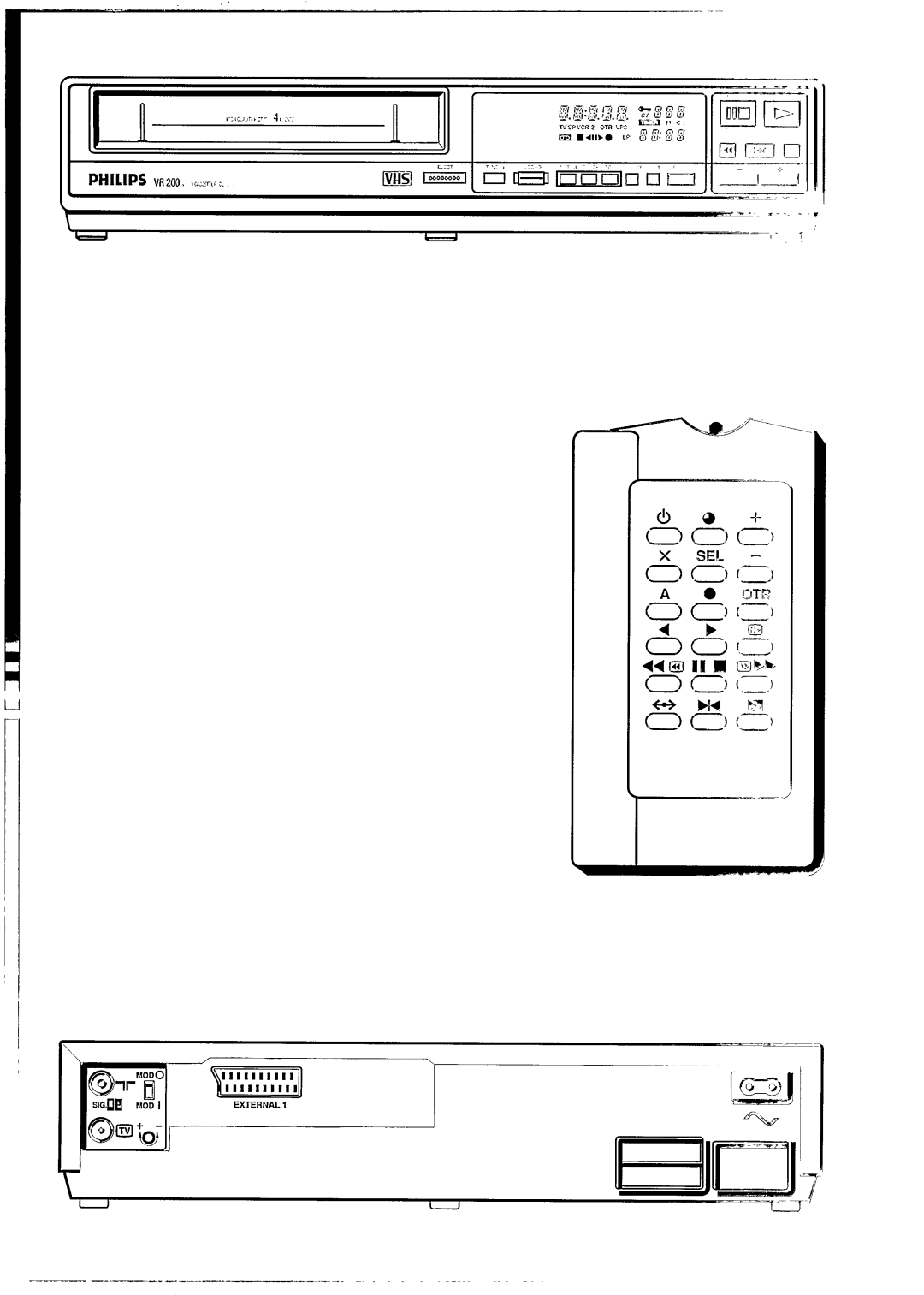 Philips VR200 manual 