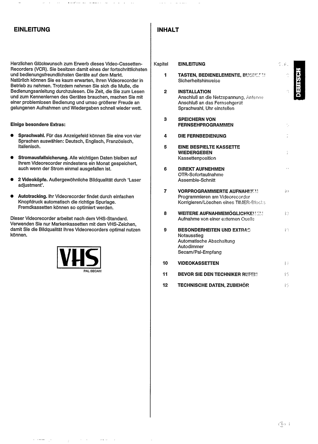 Philips VR200 manual 