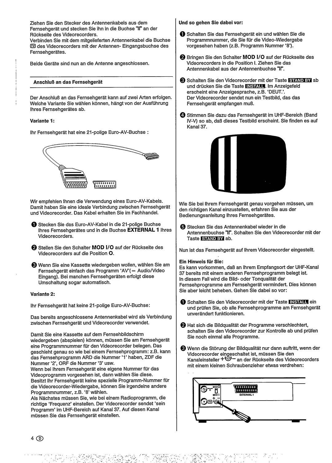 Philips VR200 manual 