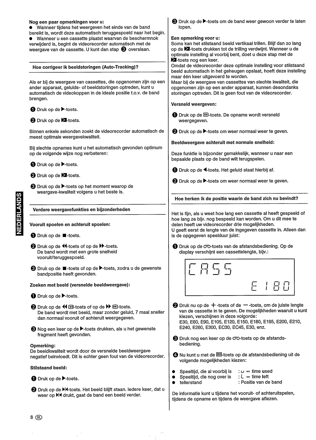 Philips VR201 manual 