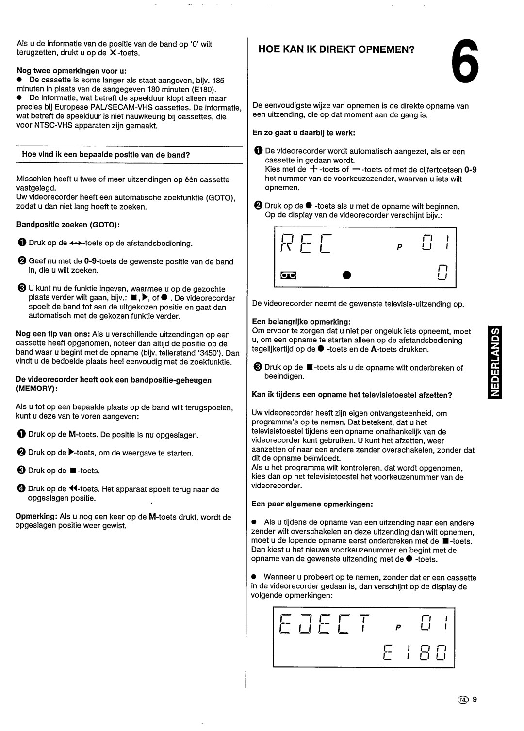 Philips VR201 manual 