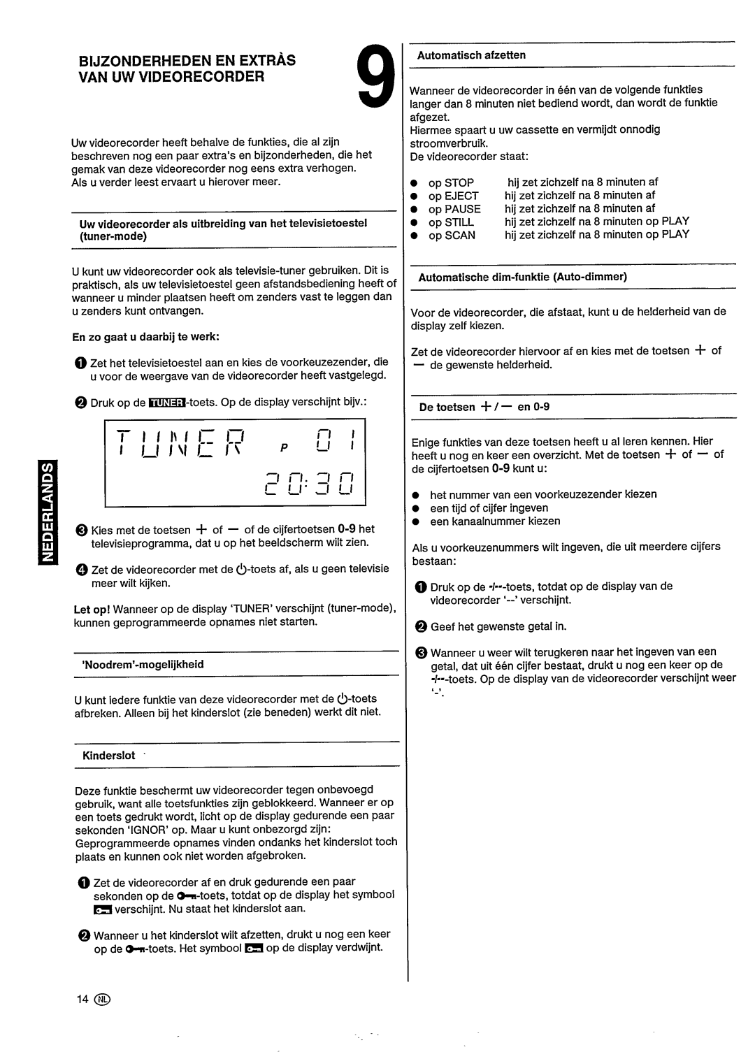 Philips VR201 manual 