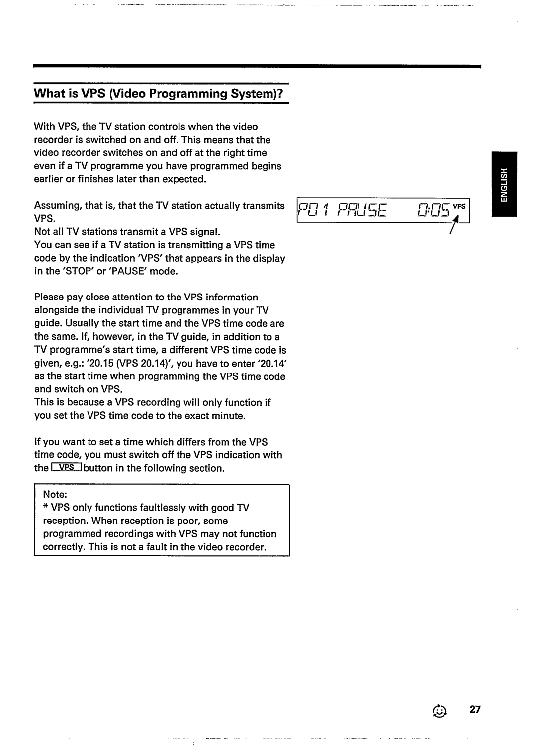 Philips VR237 manual 