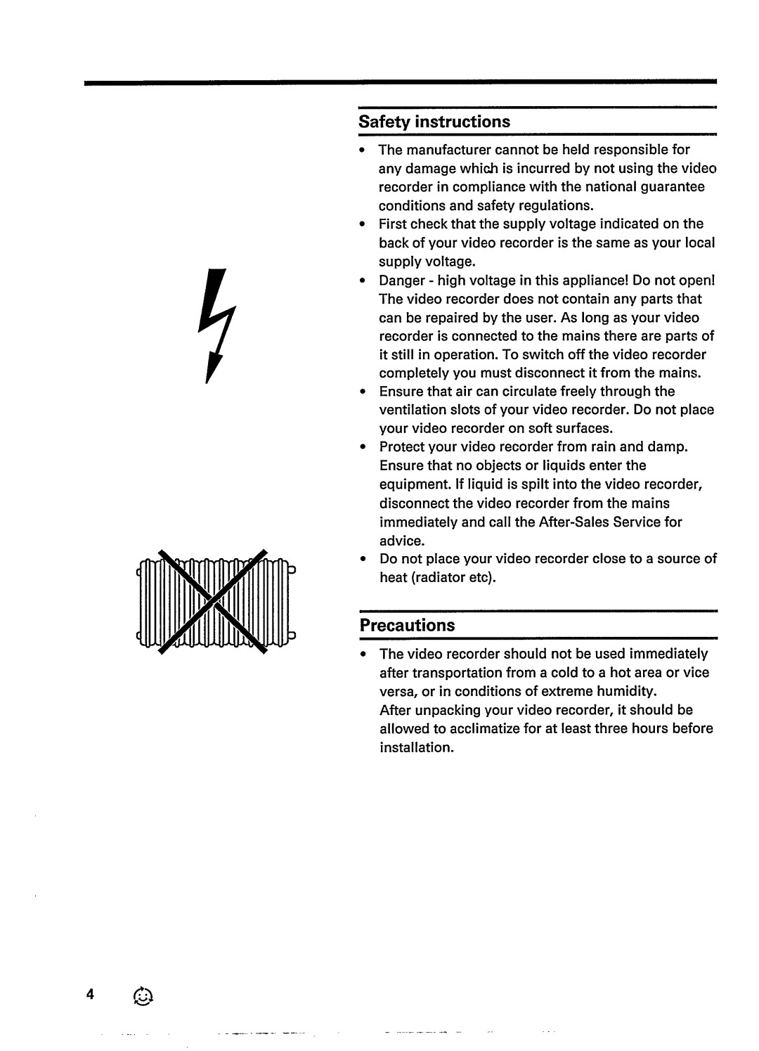 Philips VR237 manual 