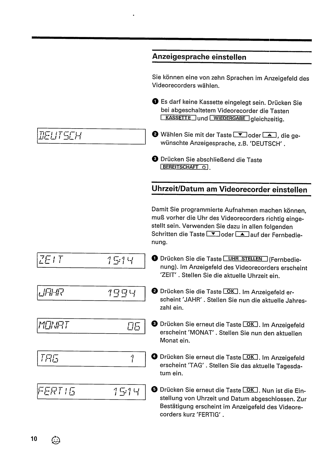 Philips VR245 manual 