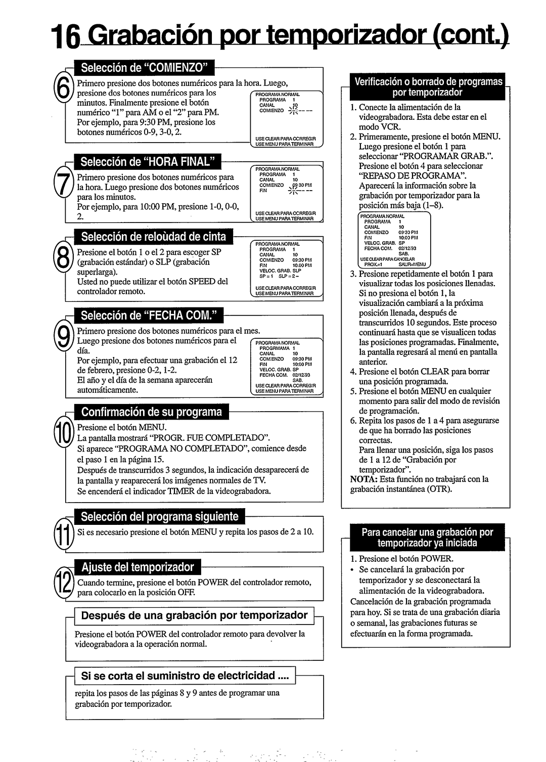 Philips VR253 manual 