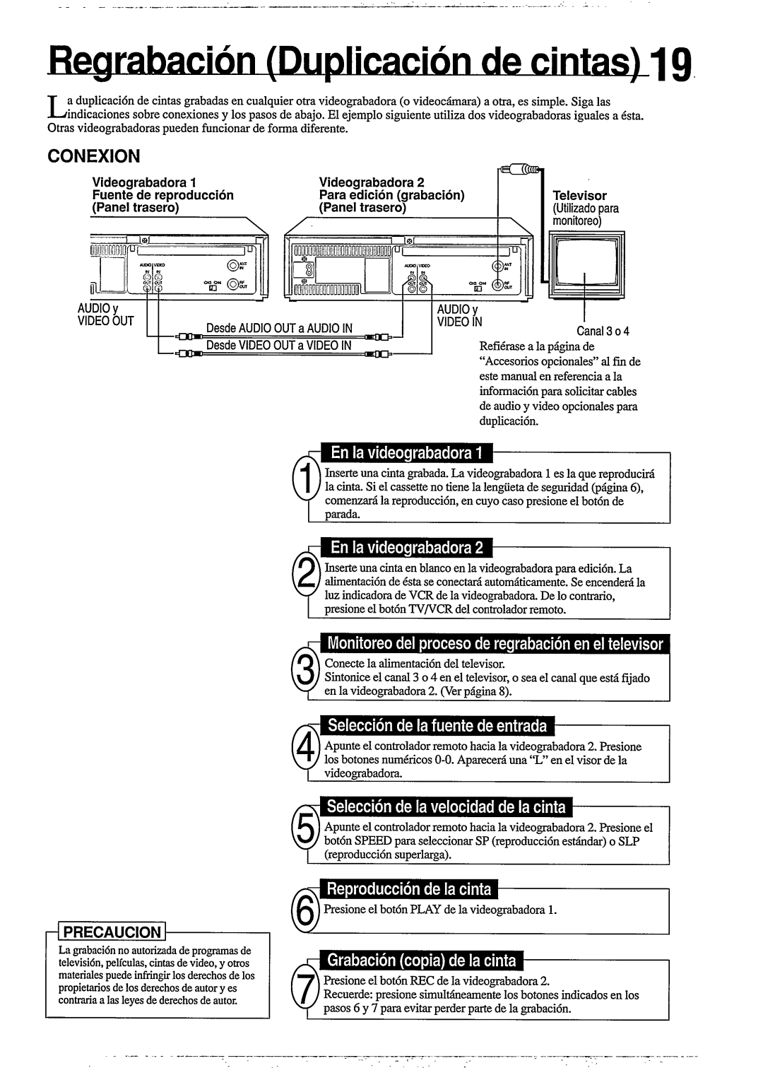 Philips VR253 manual 