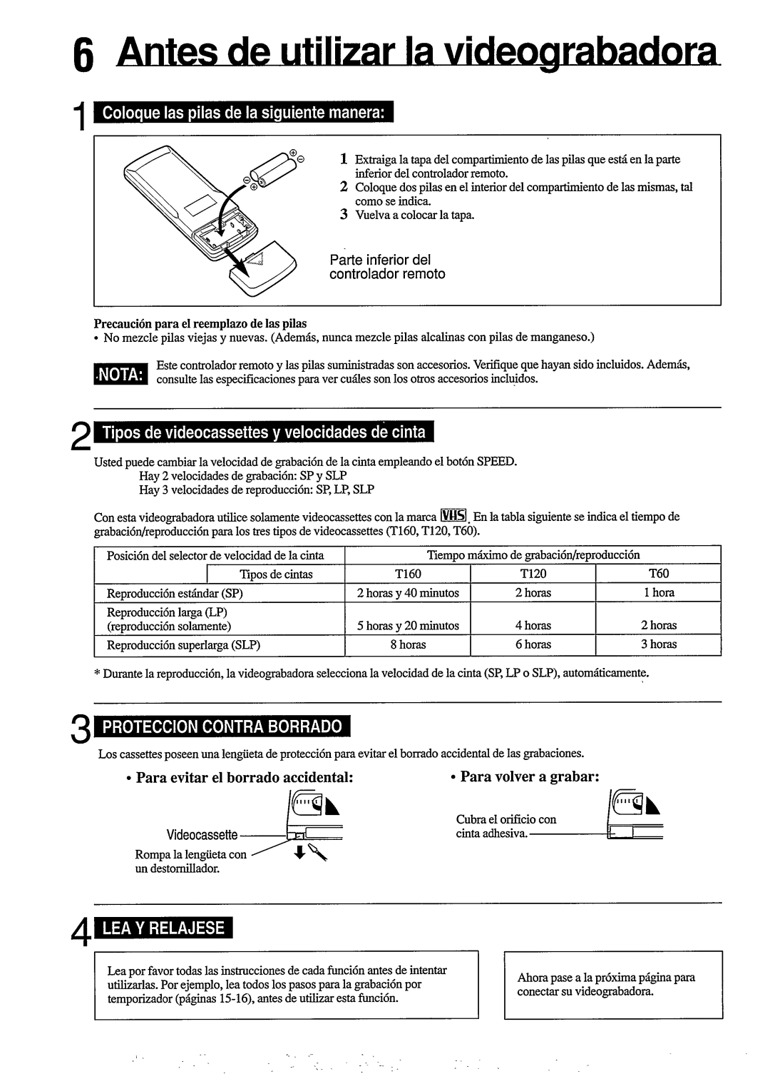 Philips VR253 manual 