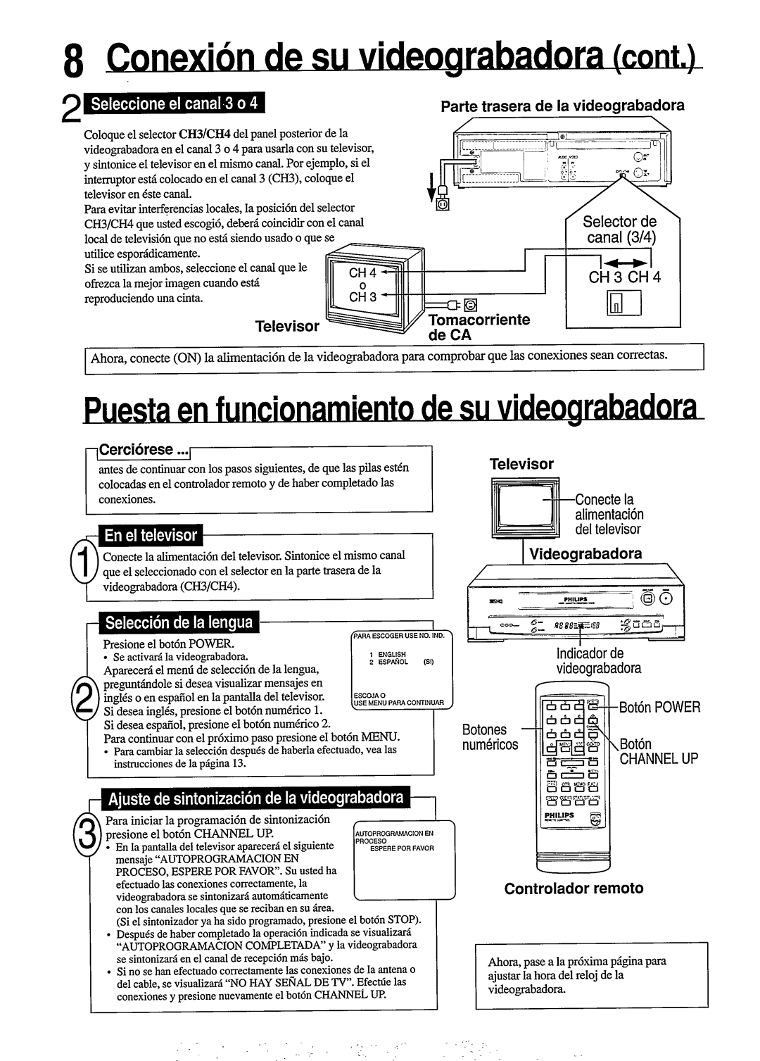 Philips VR253 manual 