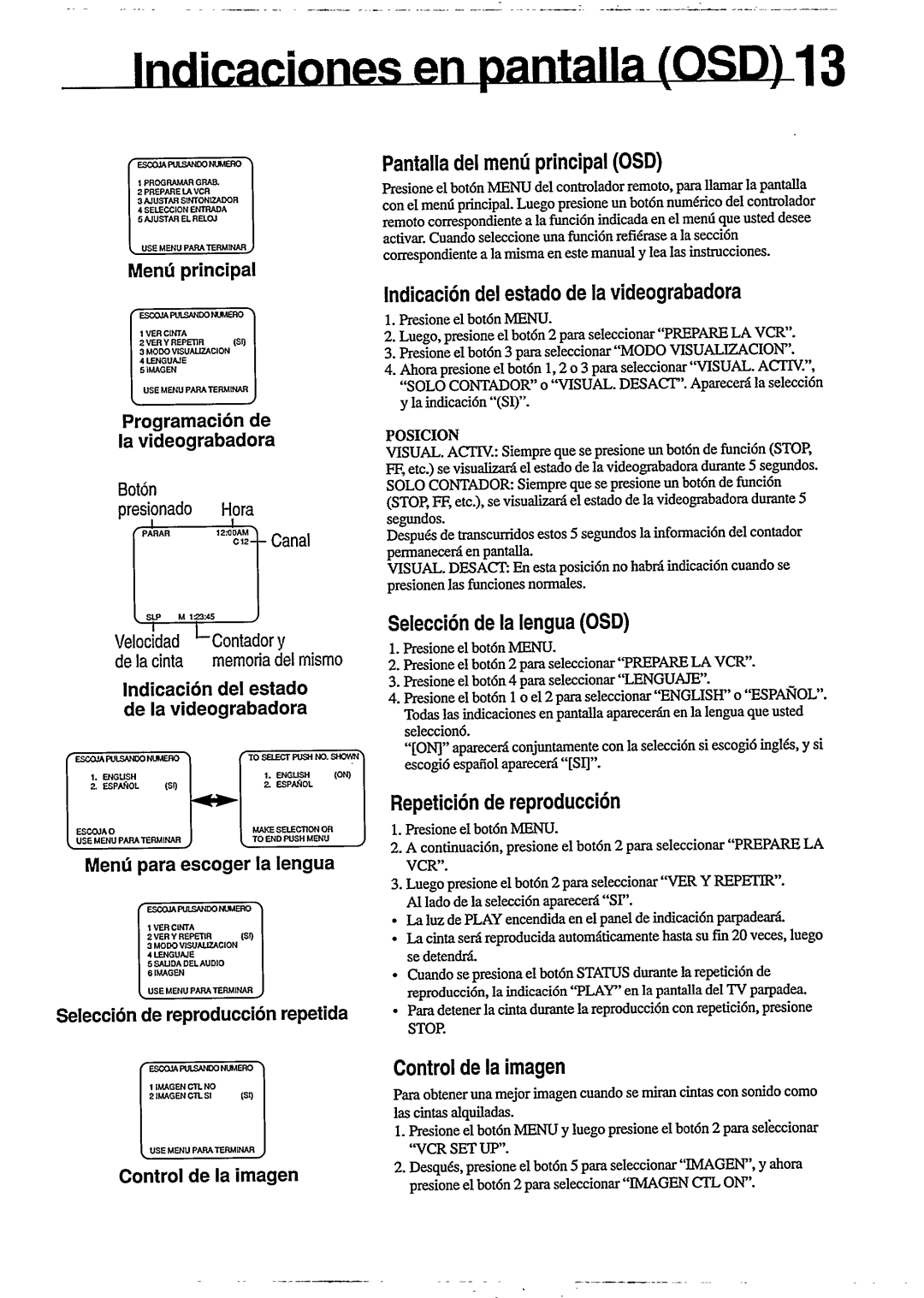 Philips VR255/50 manual 