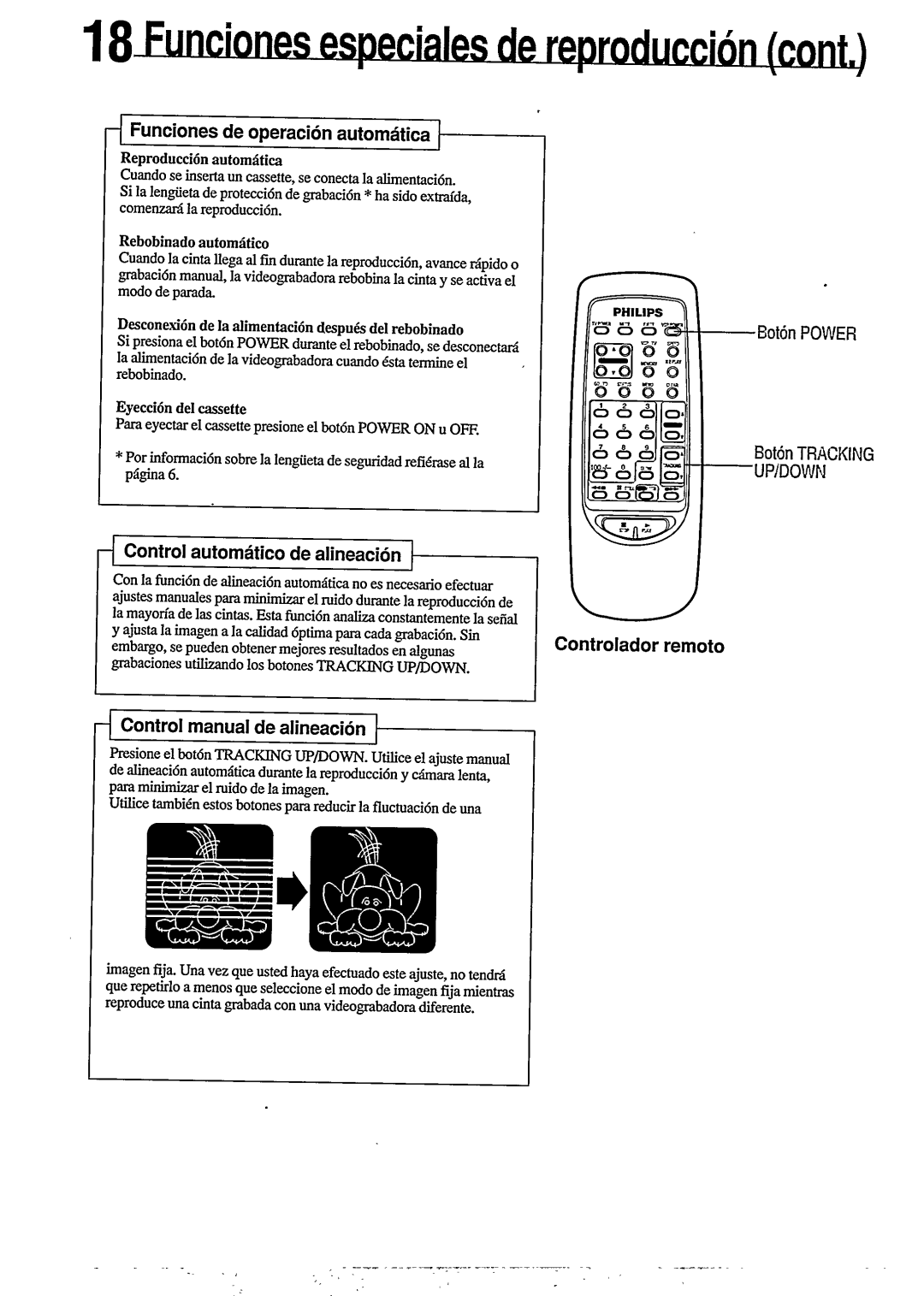 Philips VR255/50 manual 