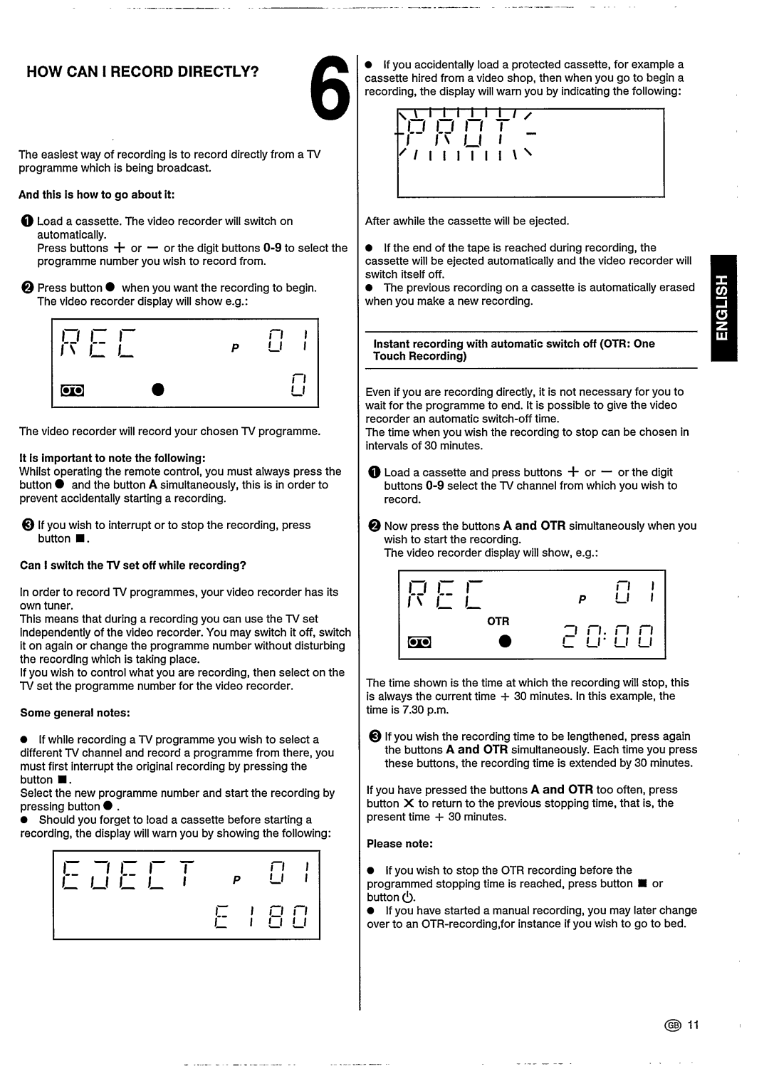 Philips VR202, VR302 manual 