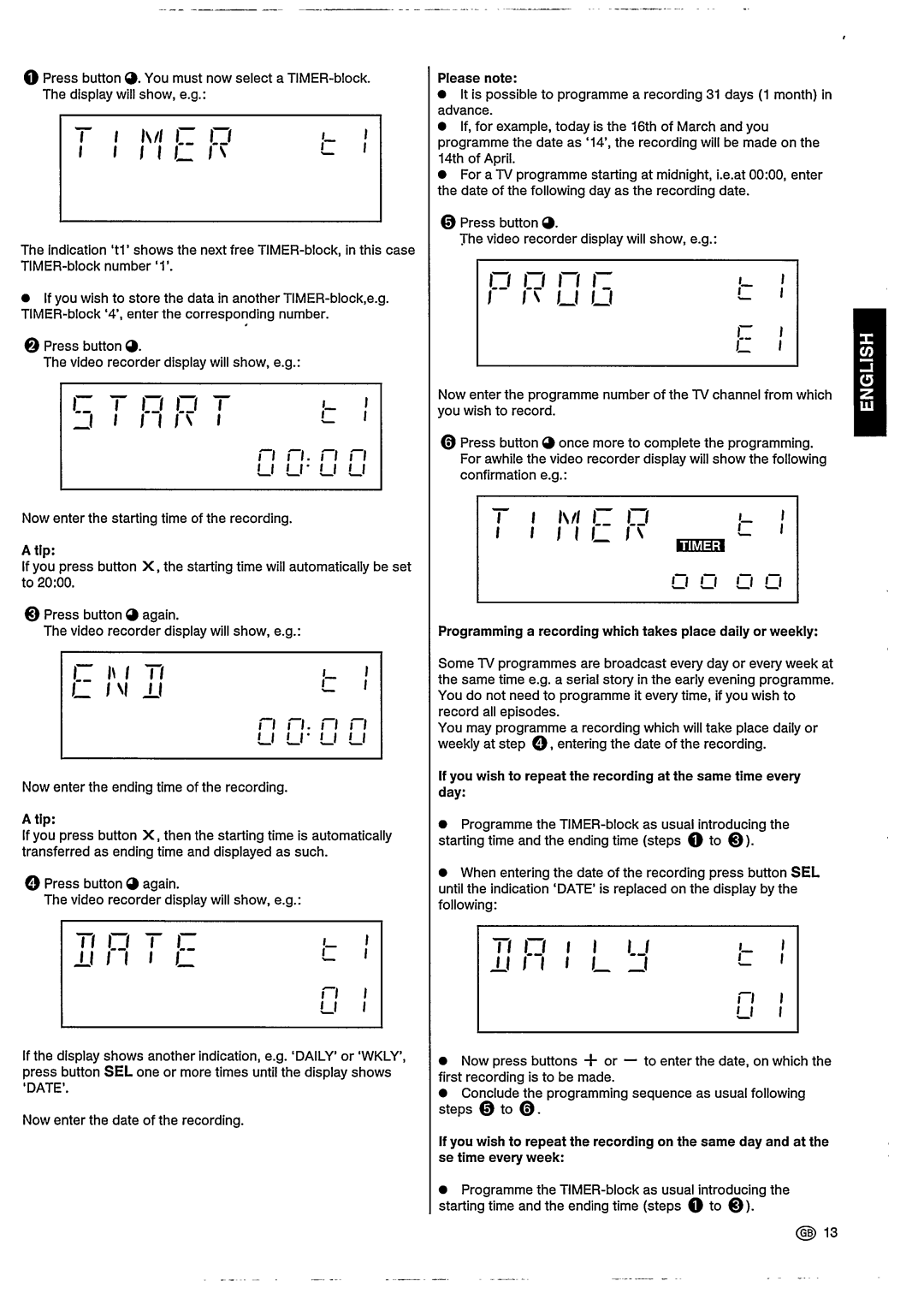 Philips VR202, VR302 manual 