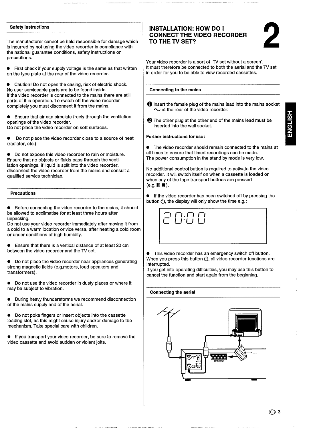 Philips VR202, VR302 manual 