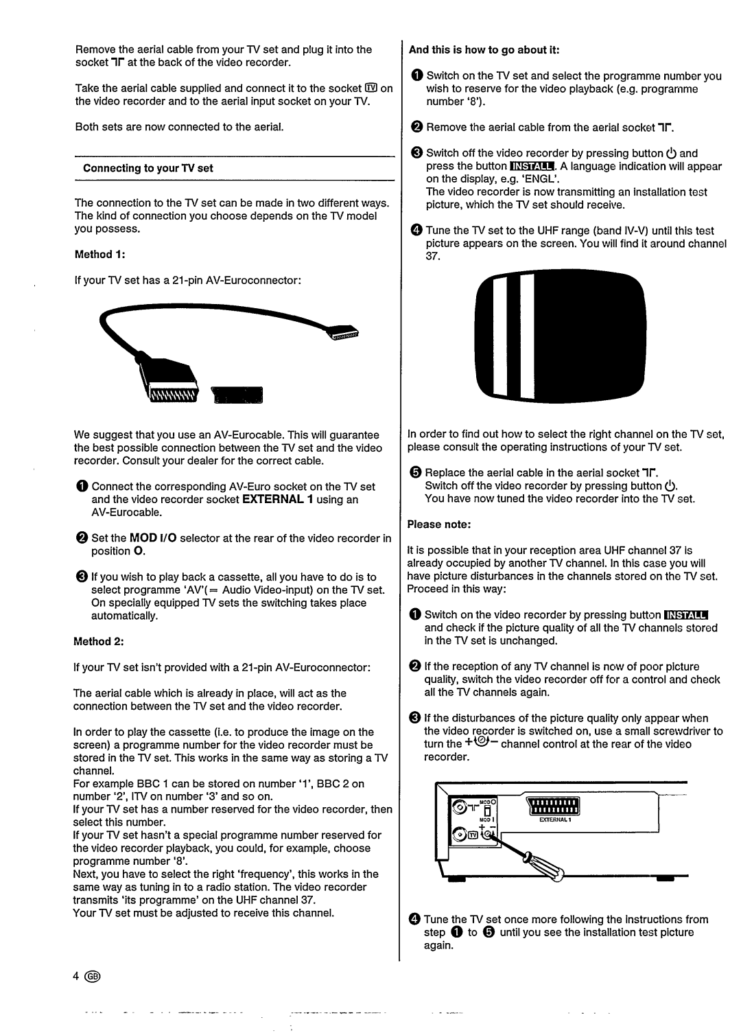 Philips VR302, VR202 manual 