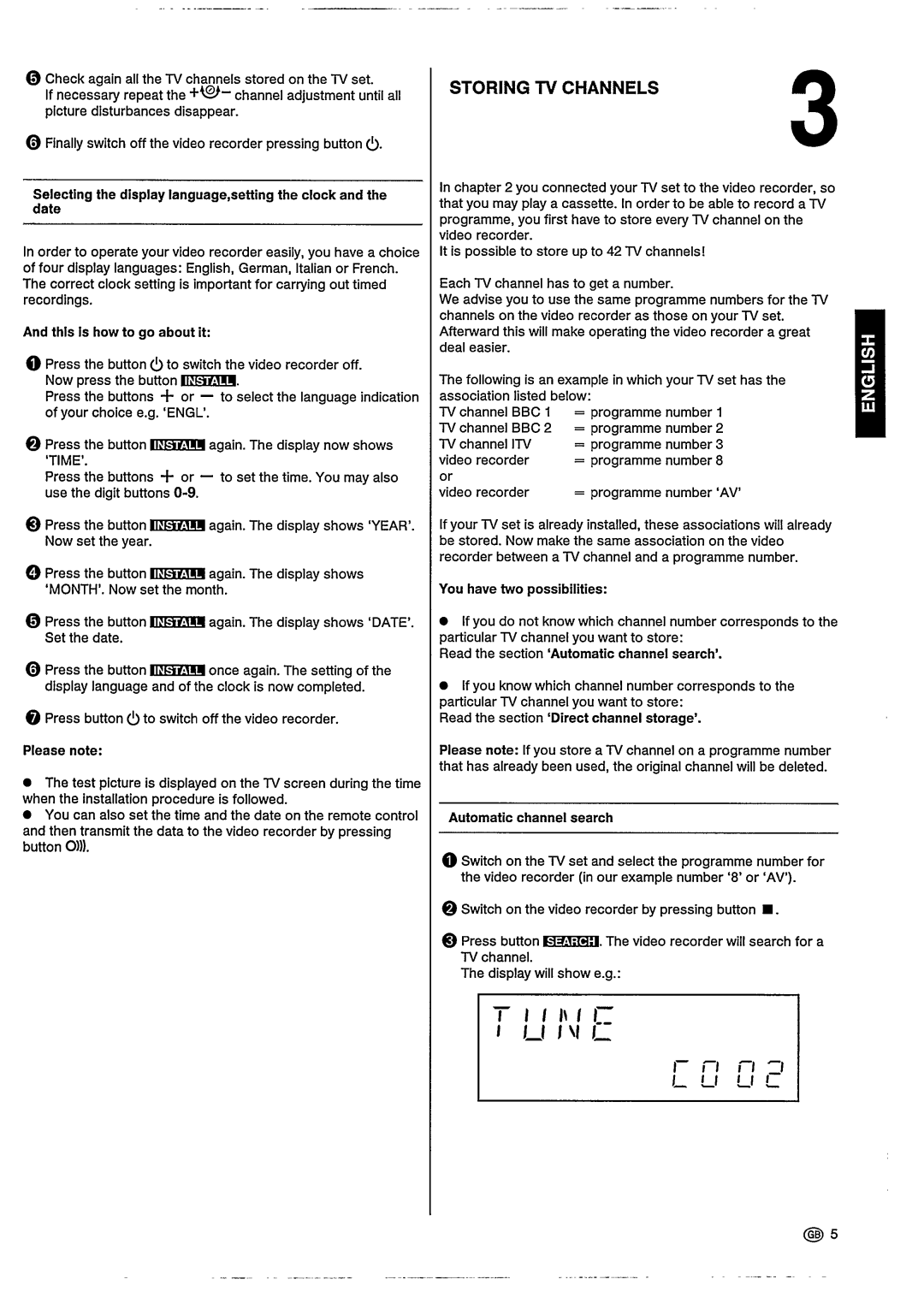 Philips VR202, VR302 manual 