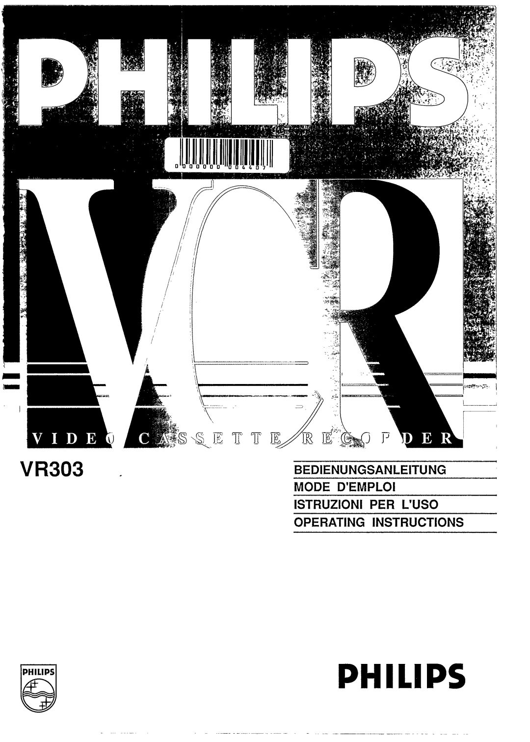 Philips VR303 manual 