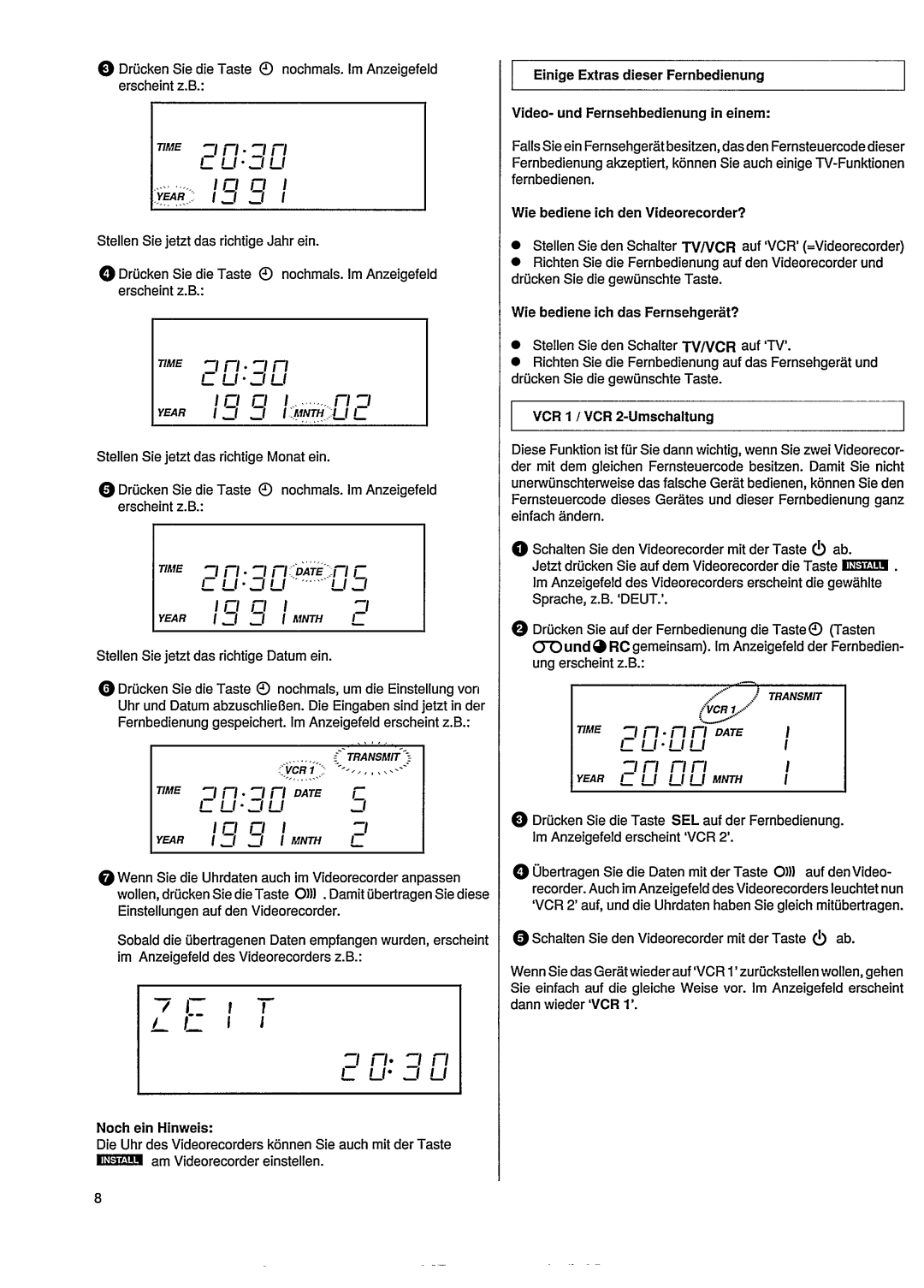 Philips VR303 manual 