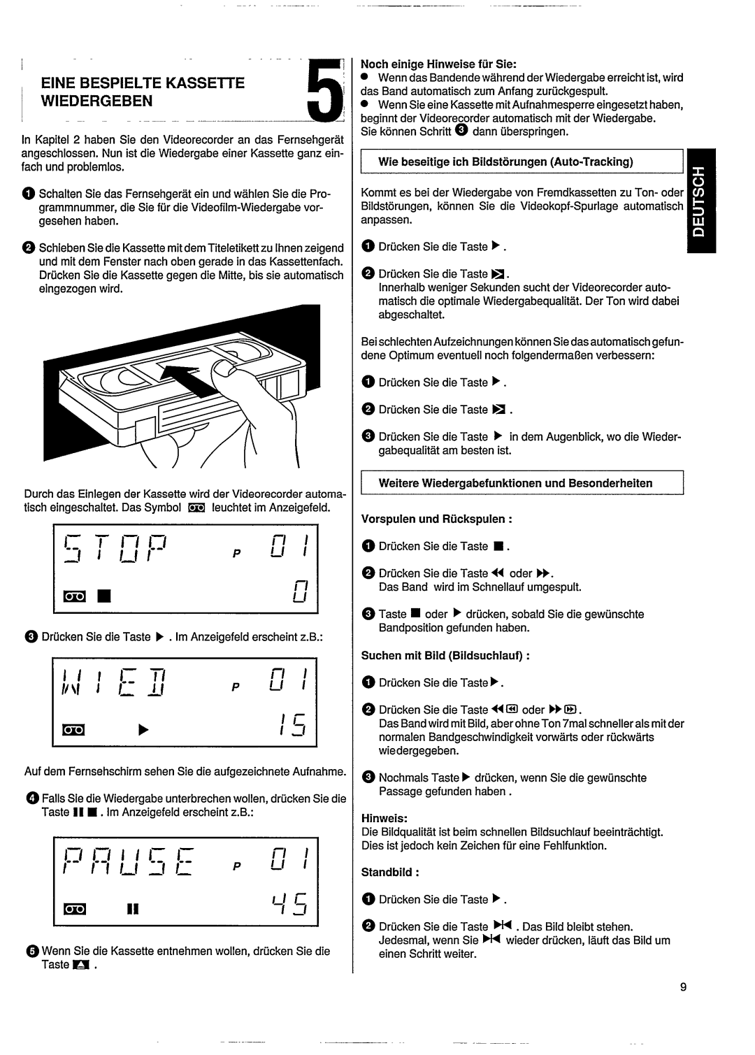Philips VR303 manual 