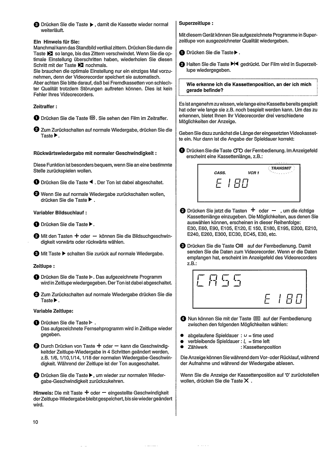 Philips VR303 manual 