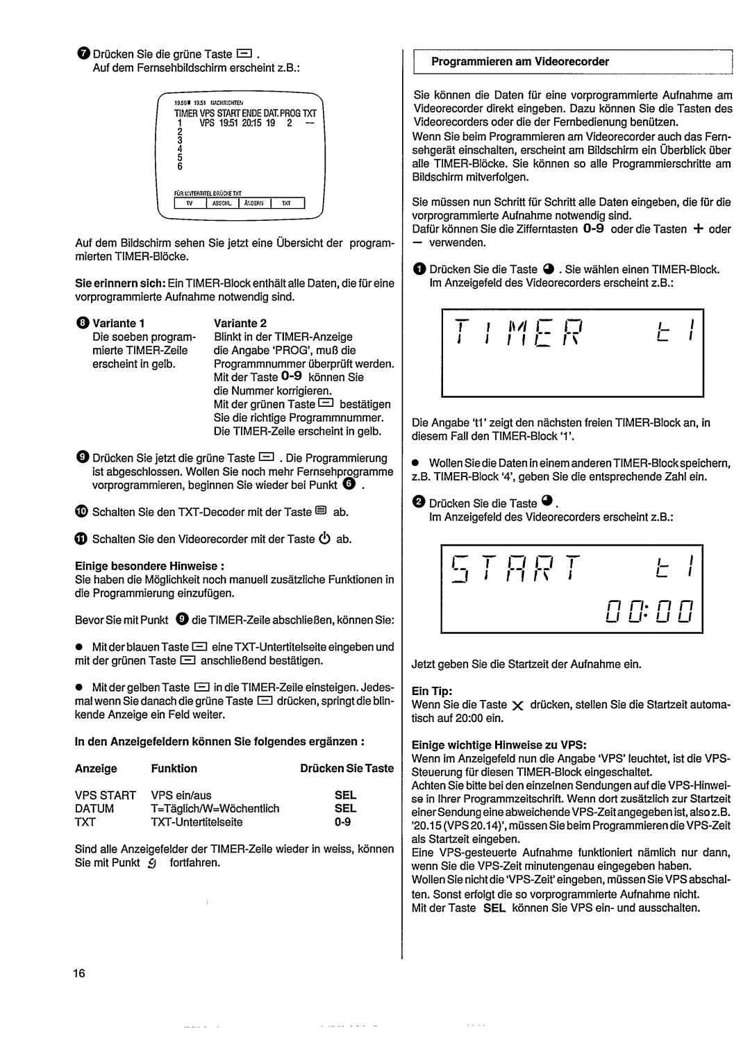 Philips VR303 manual 