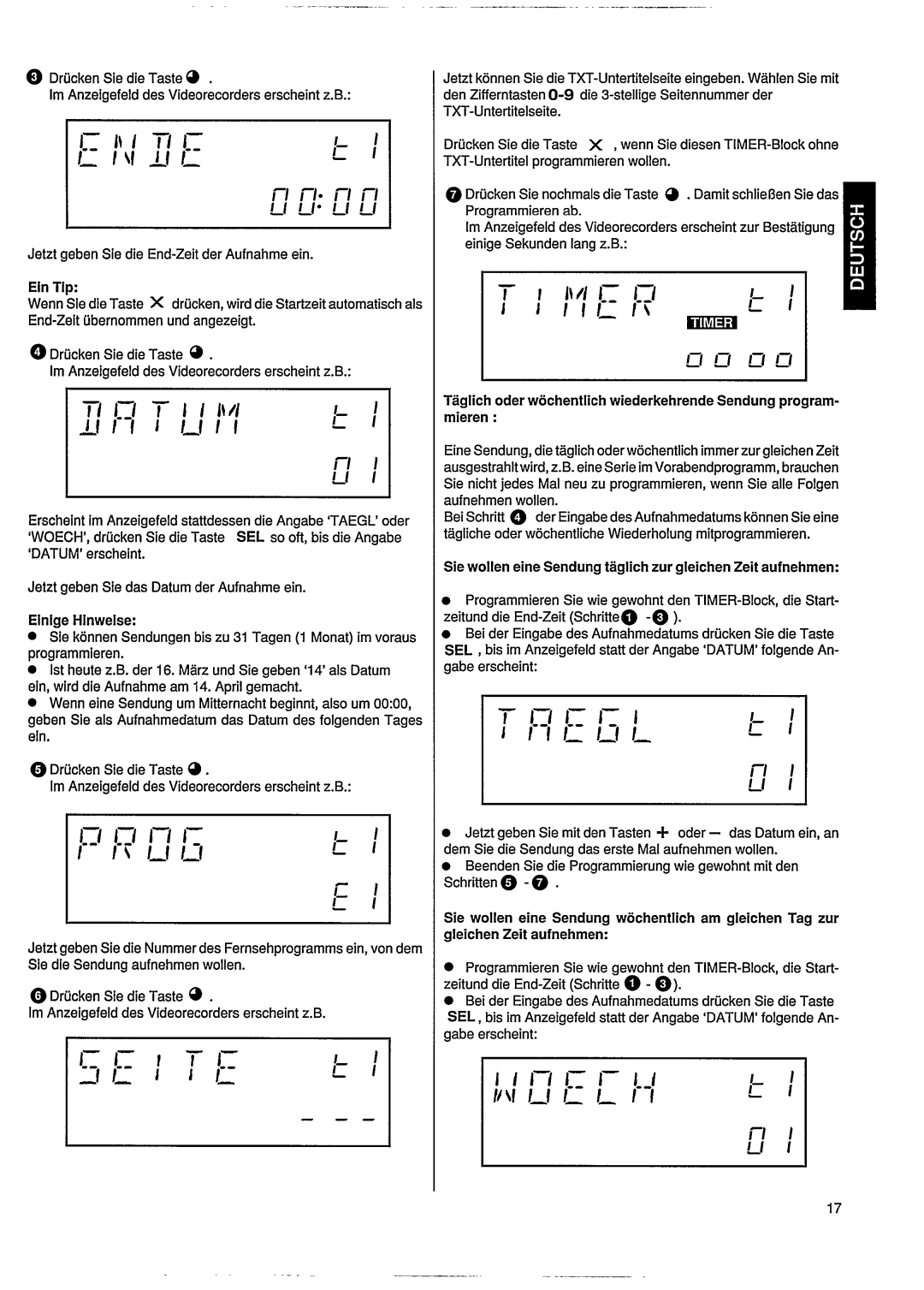 Philips VR303 manual 