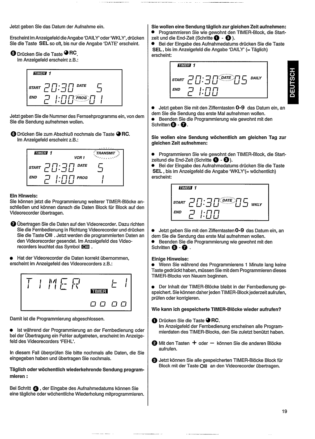 Philips VR303 manual 