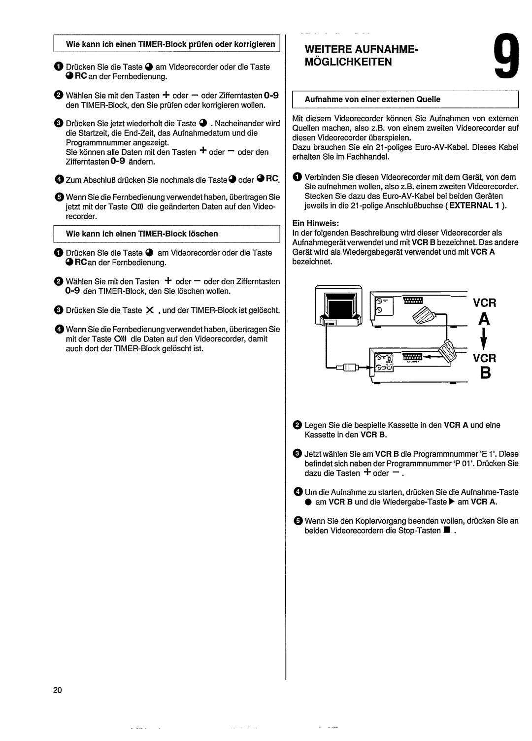 Philips VR303 manual 