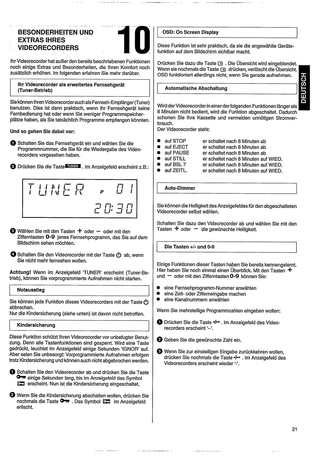 Philips VR303 manual 