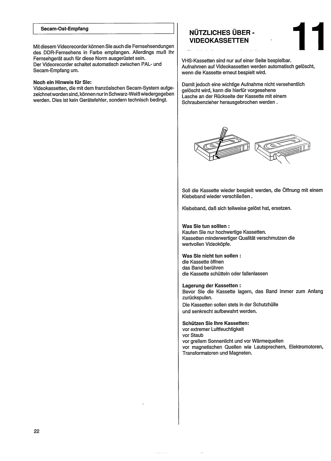 Philips VR303 manual 
