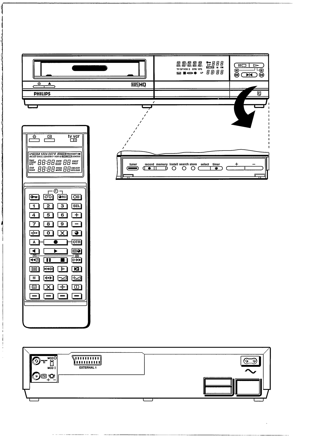 Philips VR303 manual 