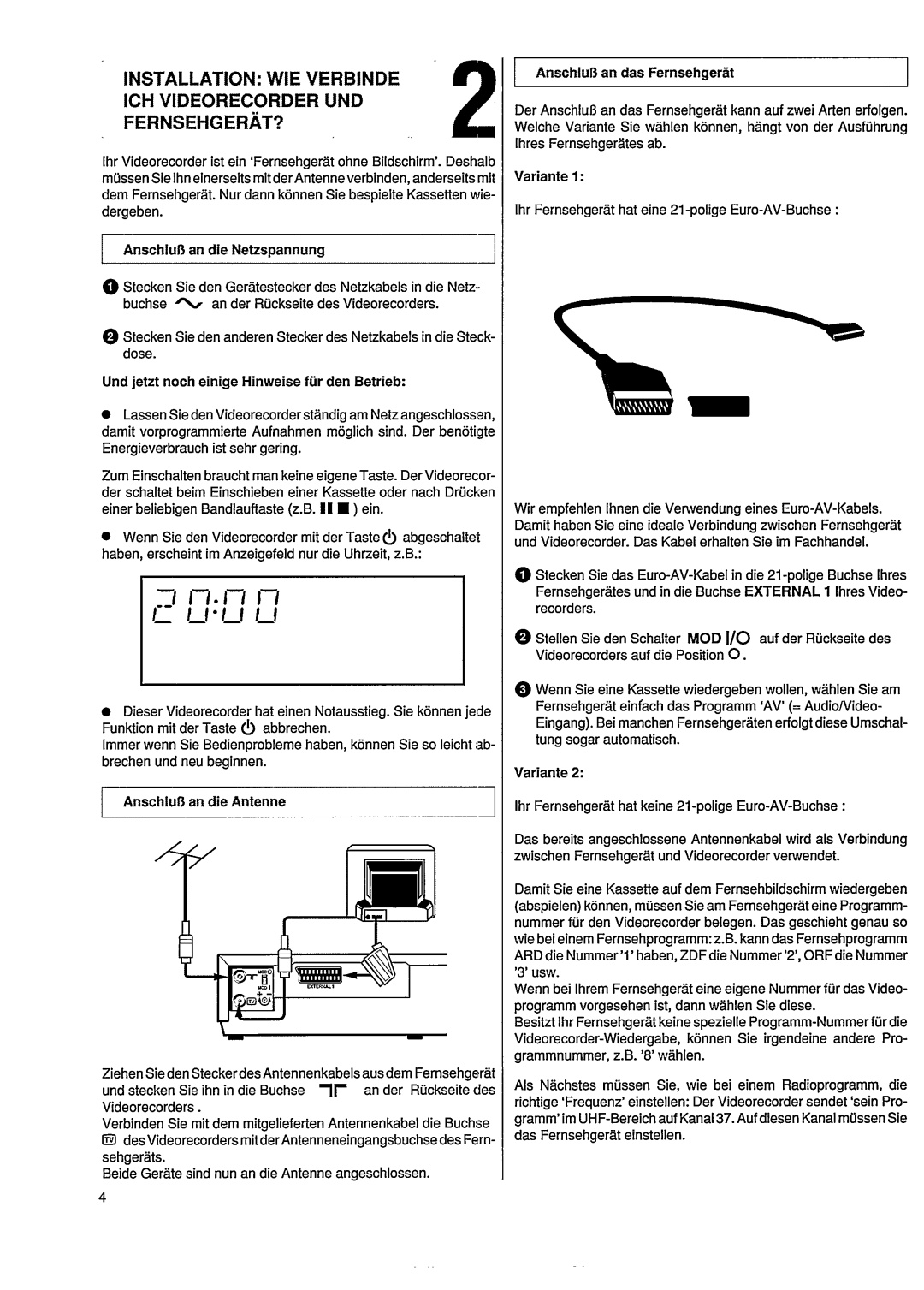 Philips VR303 manual 