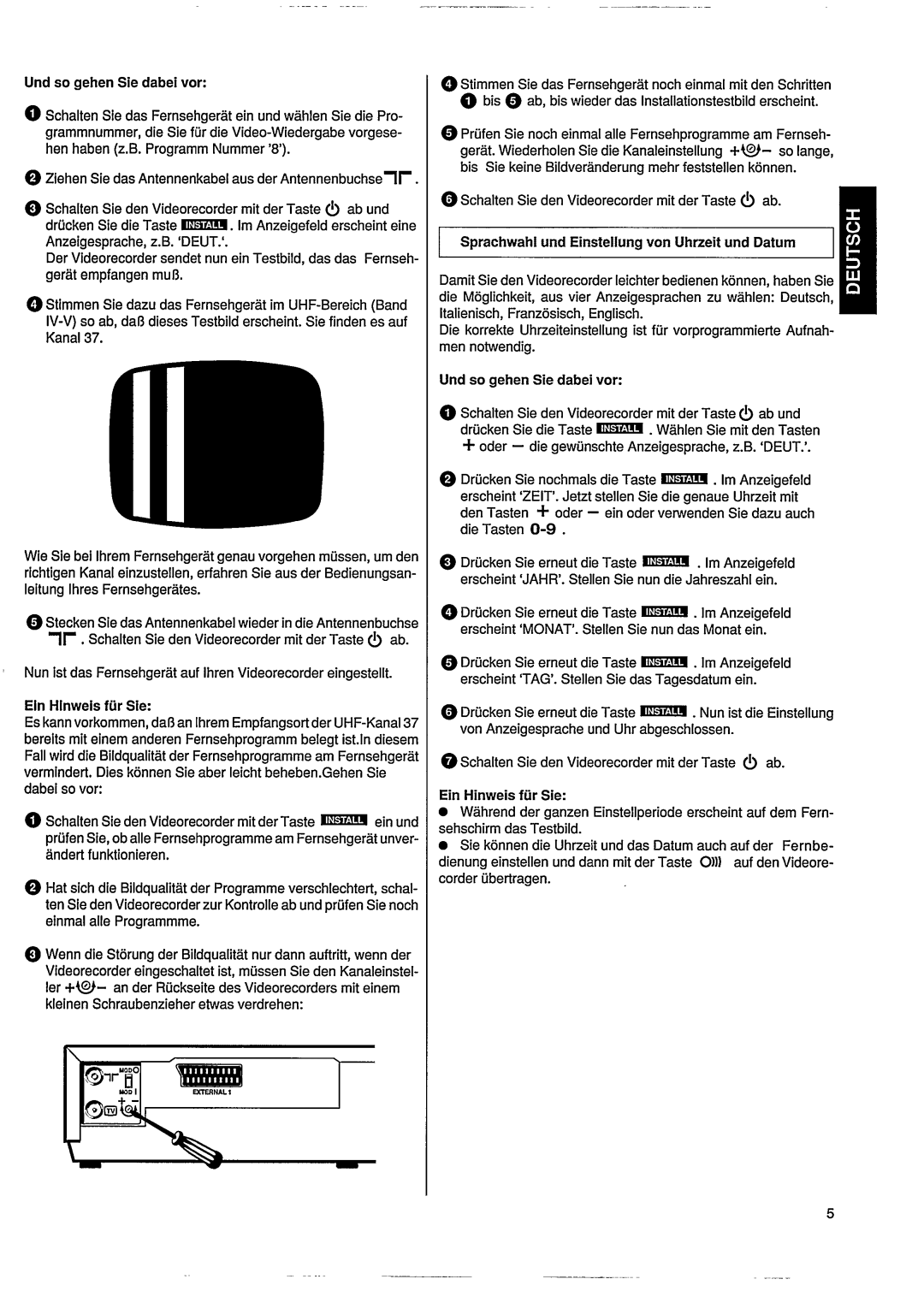 Philips VR303 manual 