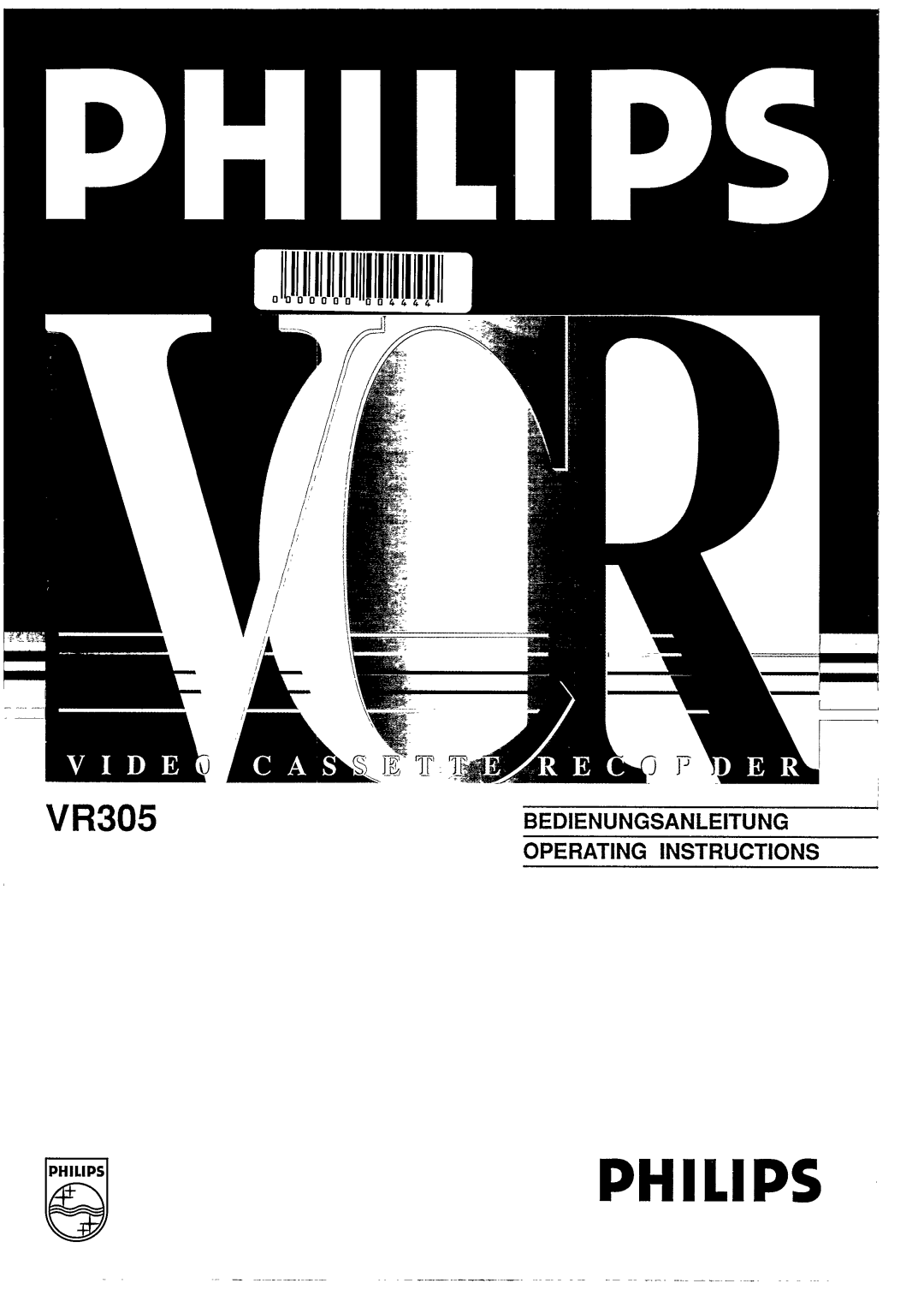 Philips VR305 manual 