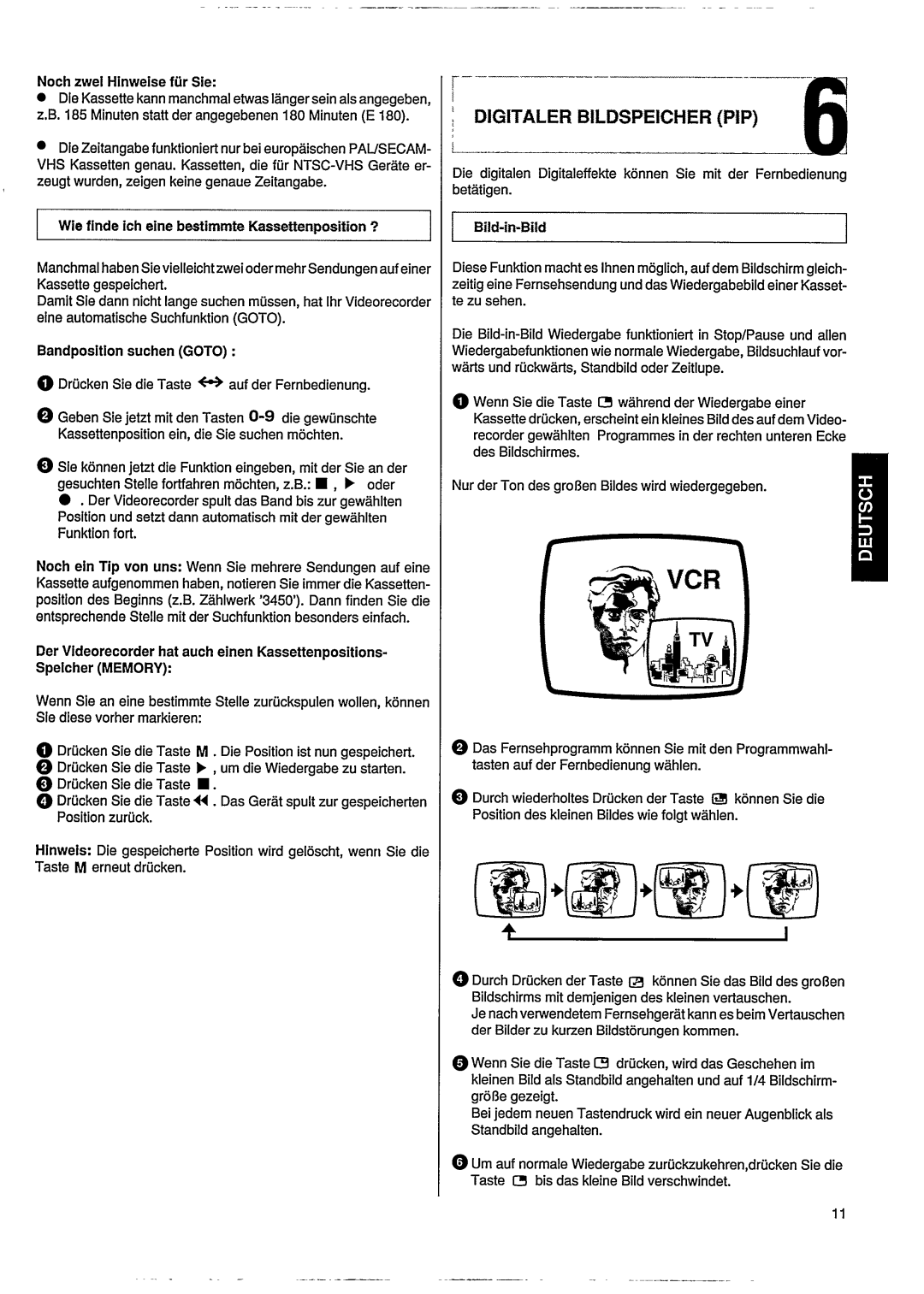 Philips VR305 manual 