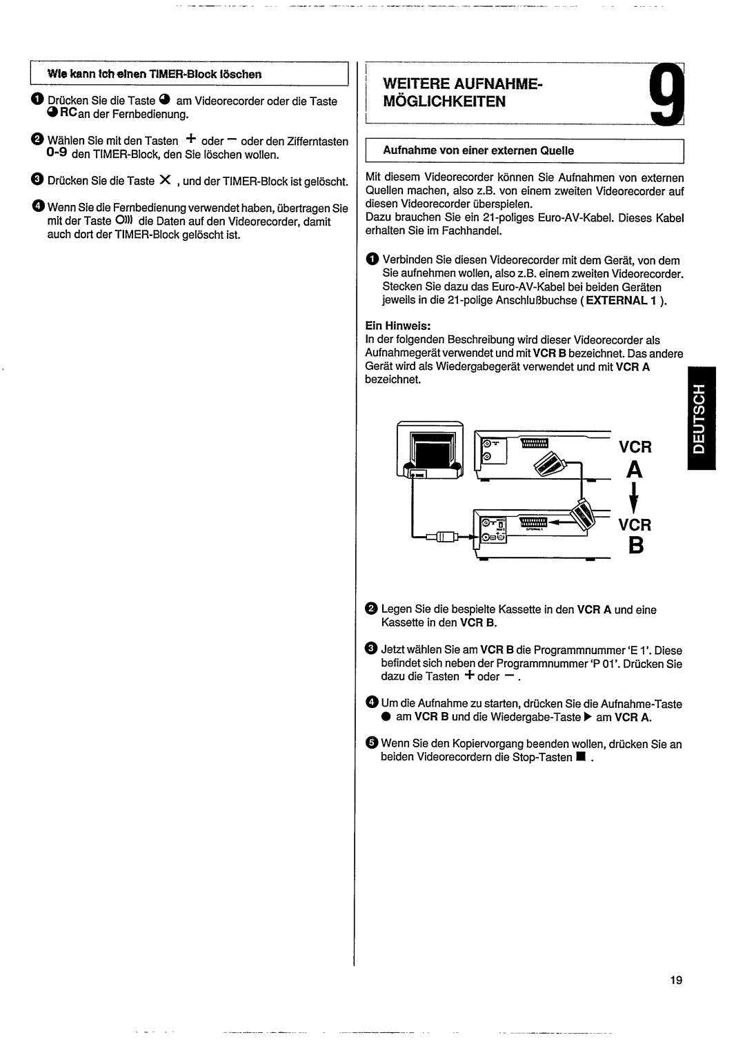 Philips VR305 manual 