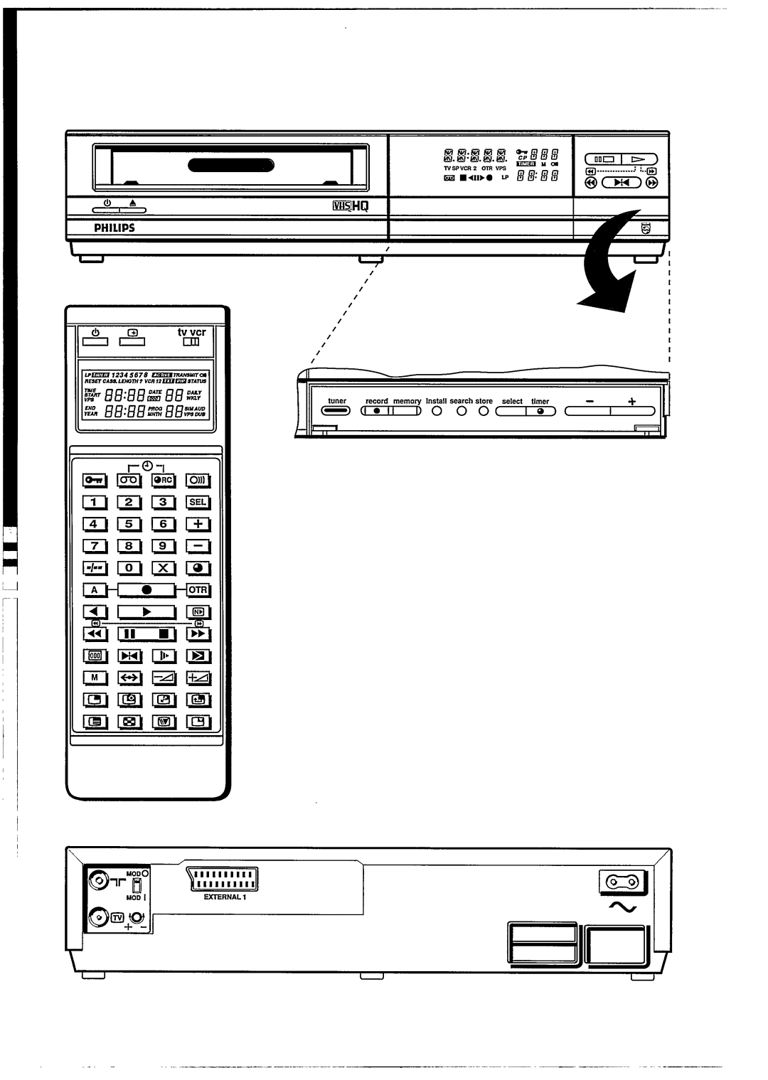 Philips VR305 manual 