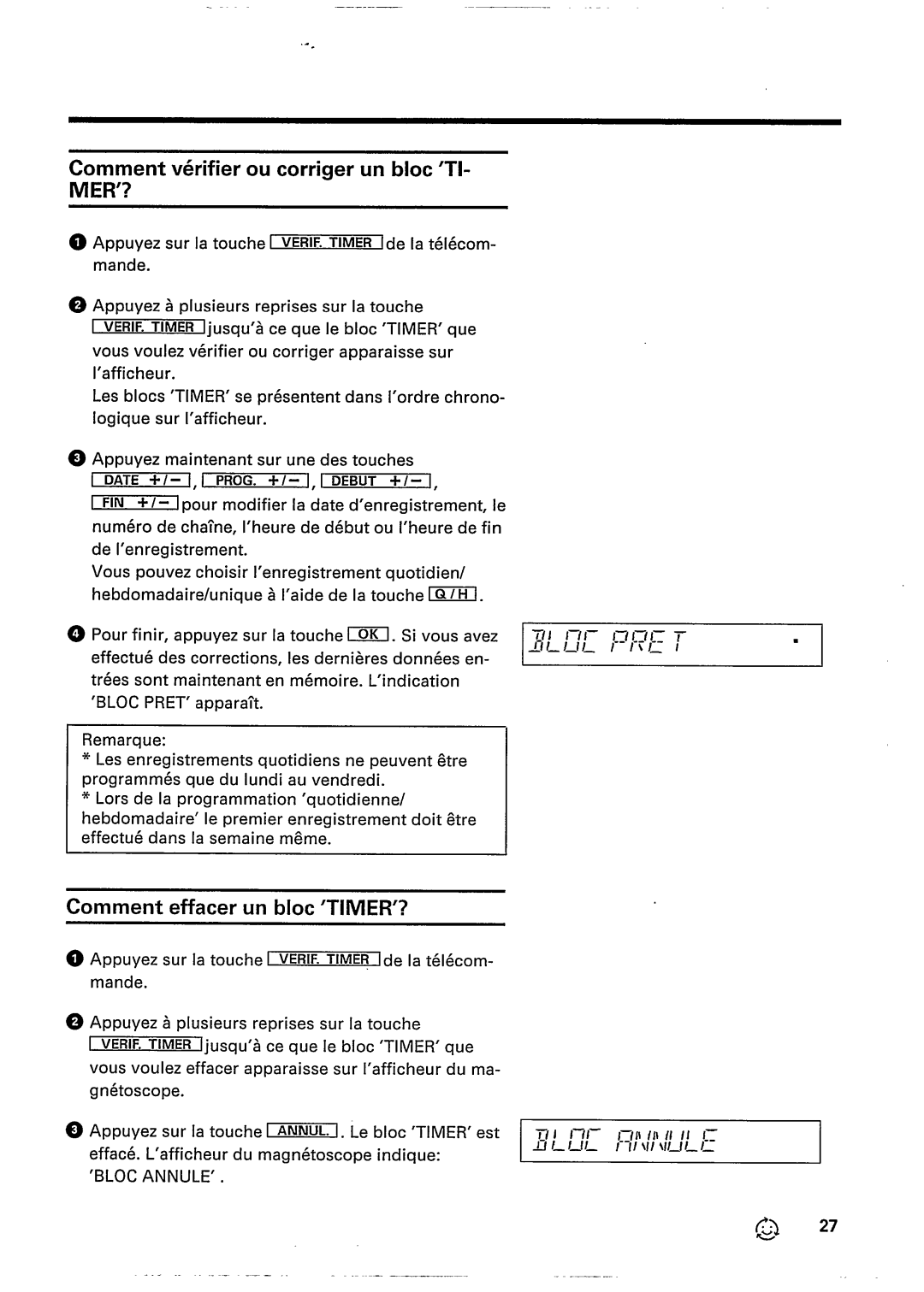 Philips VR3469 manual 