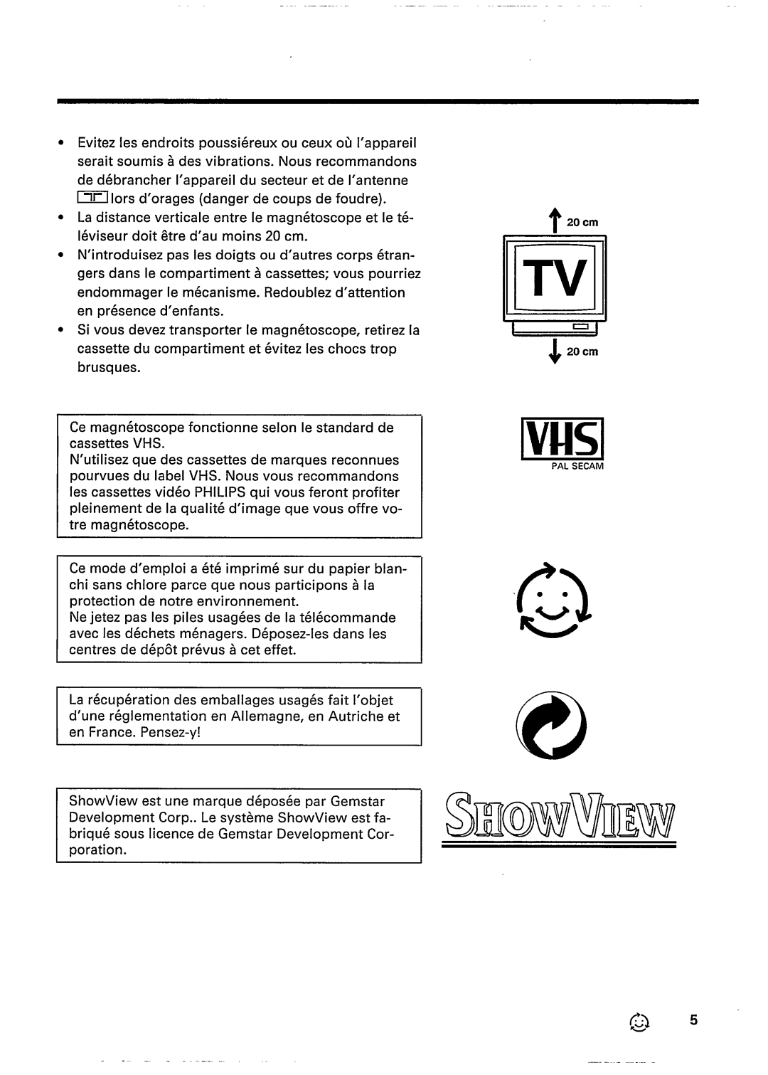 Philips VR3469 manual 