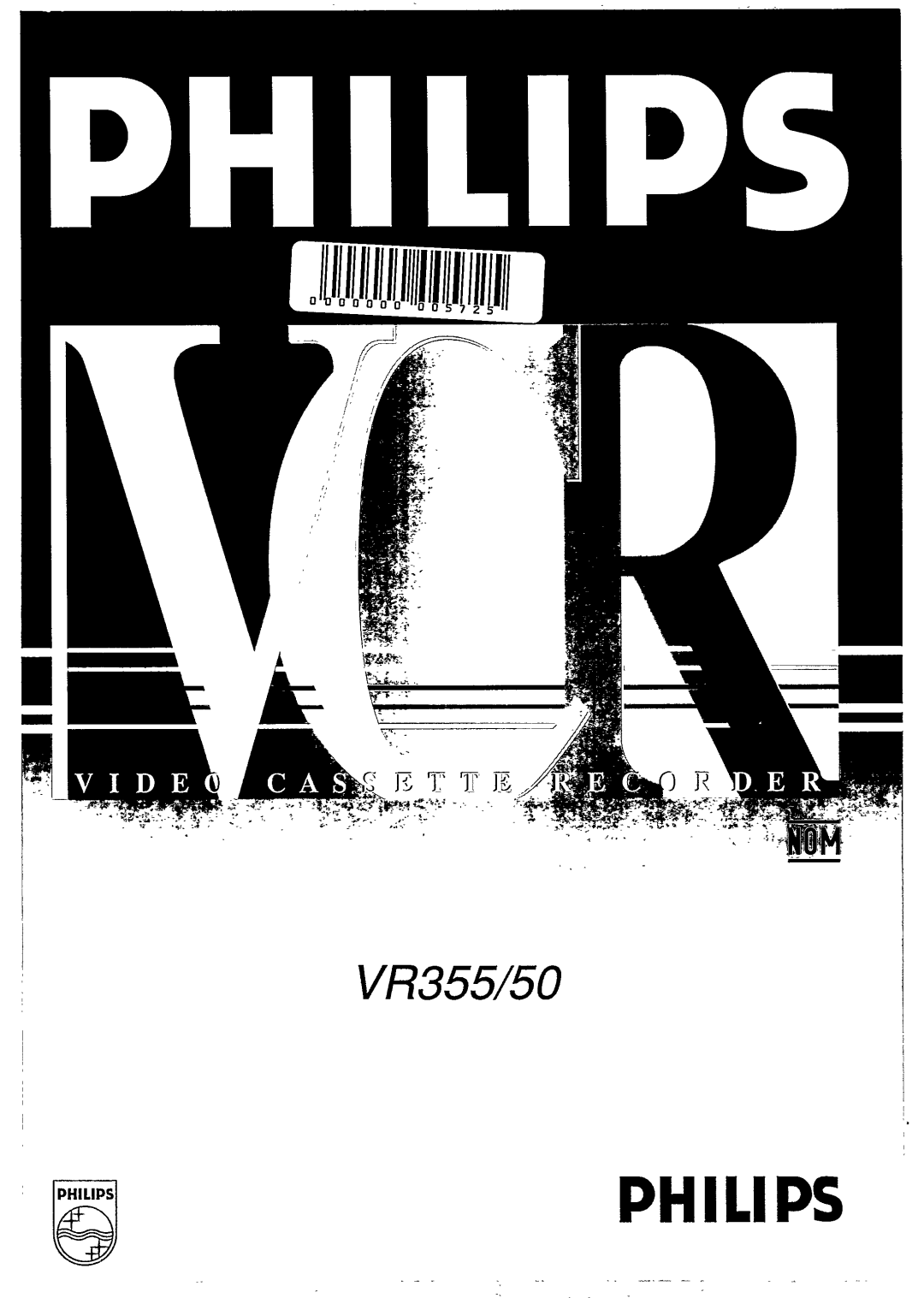 Philips VR355, VR350 manual 