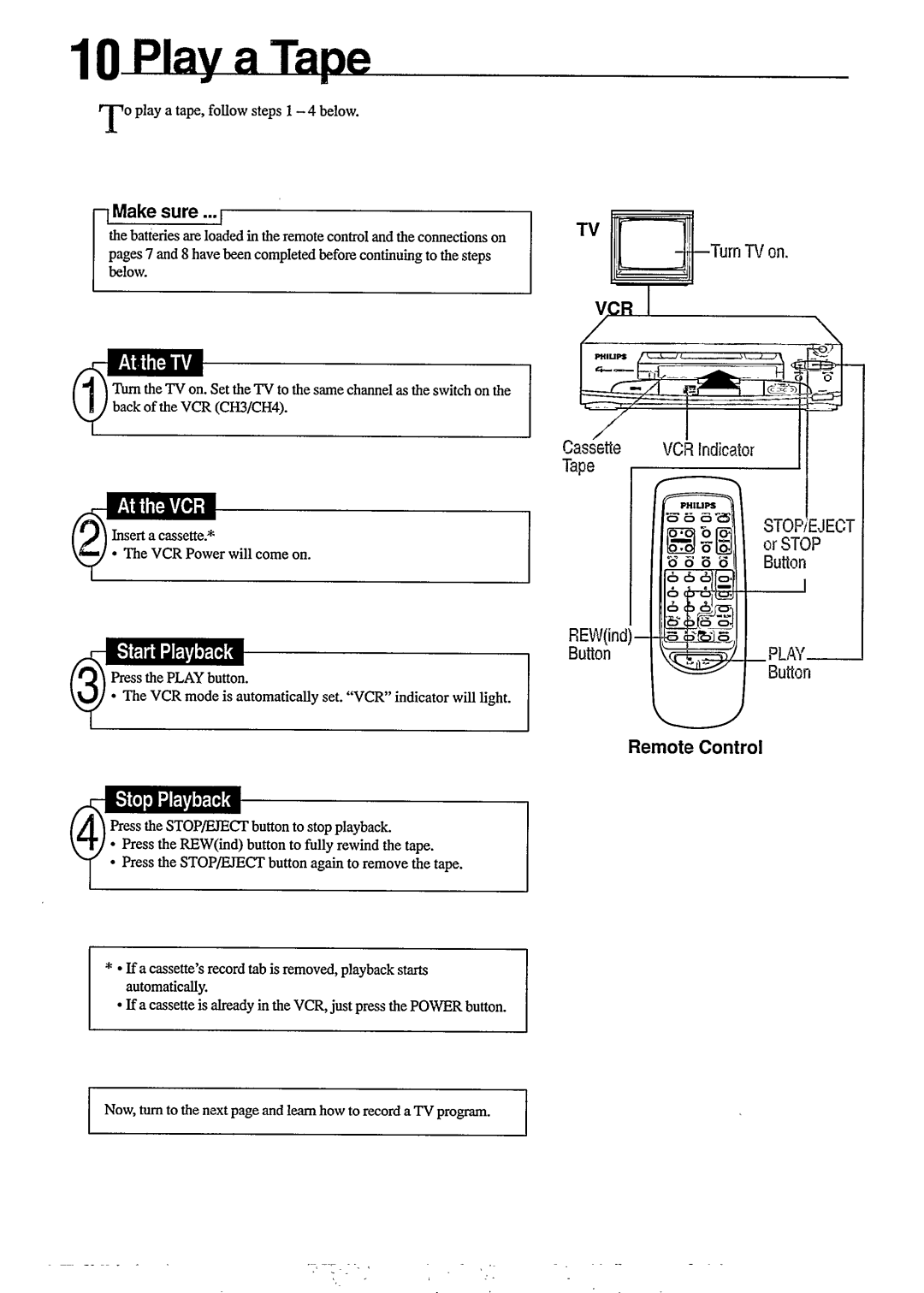 Philips VR350, VR355 manual 