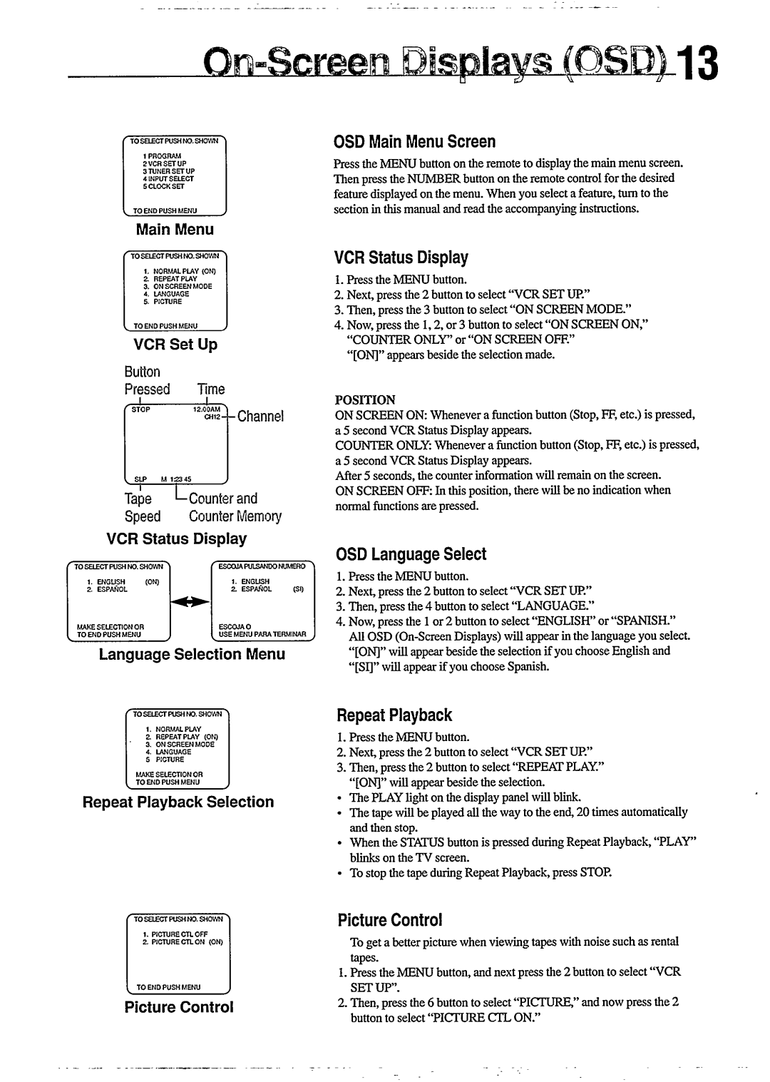 Philips VR355, VR350 manual 