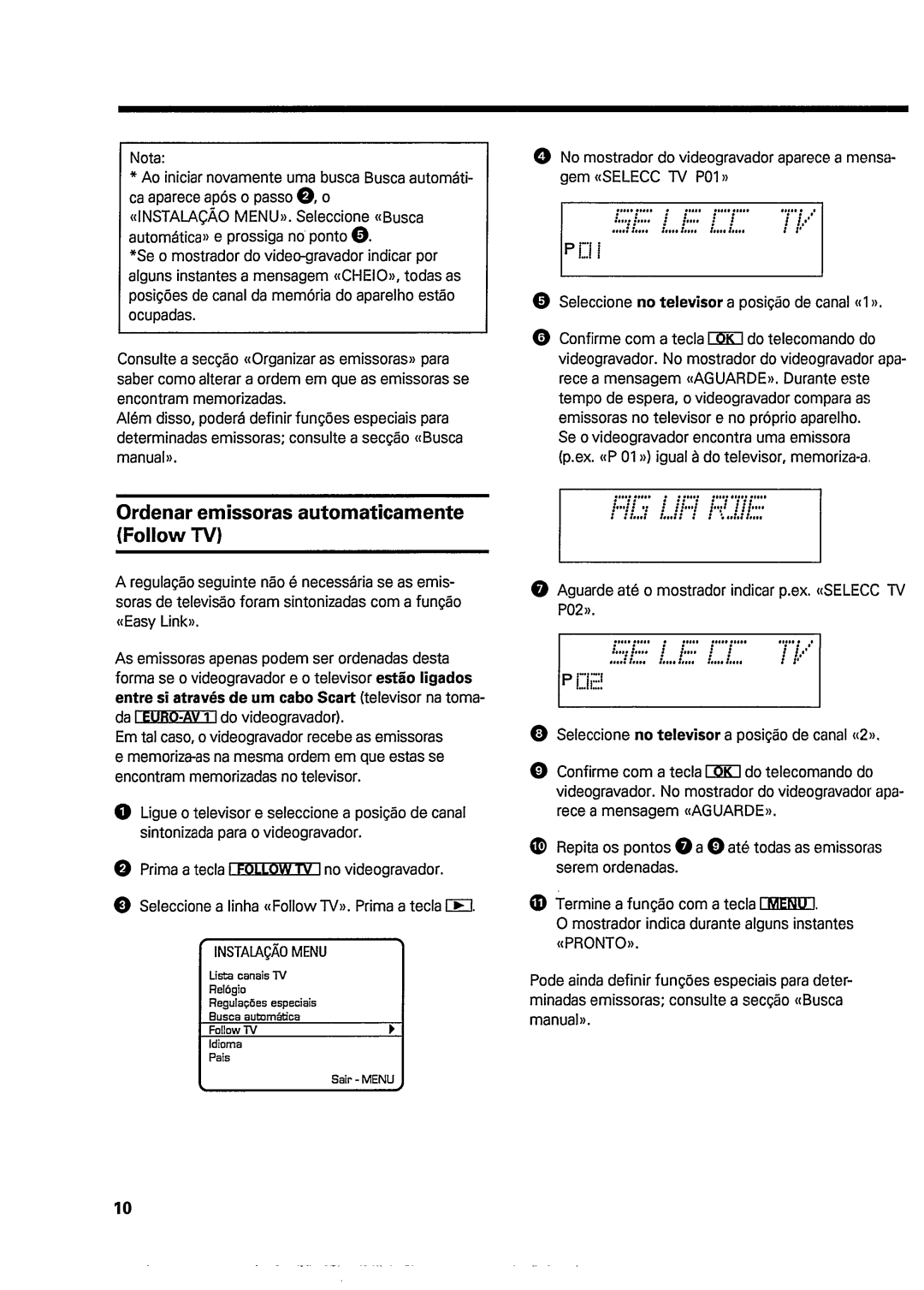 Philips VR362 manual 