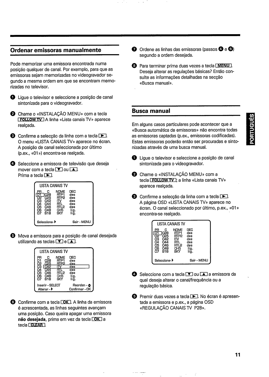 Philips VR362 manual 