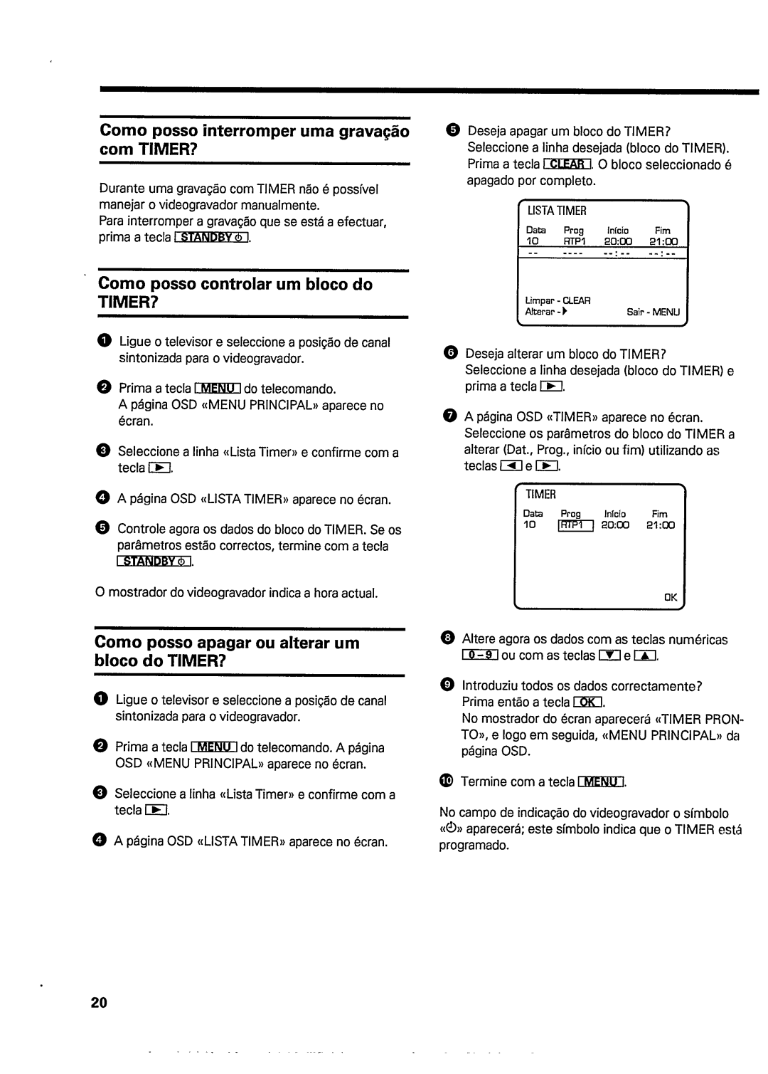 Philips VR362 manual 