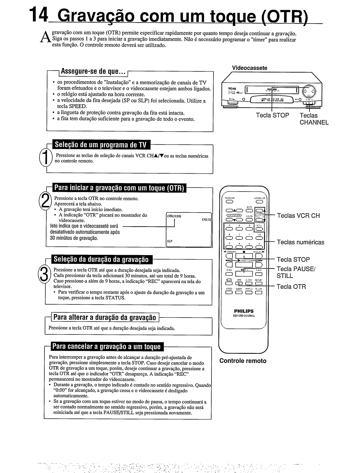 Philips VR378, VR354 manual 